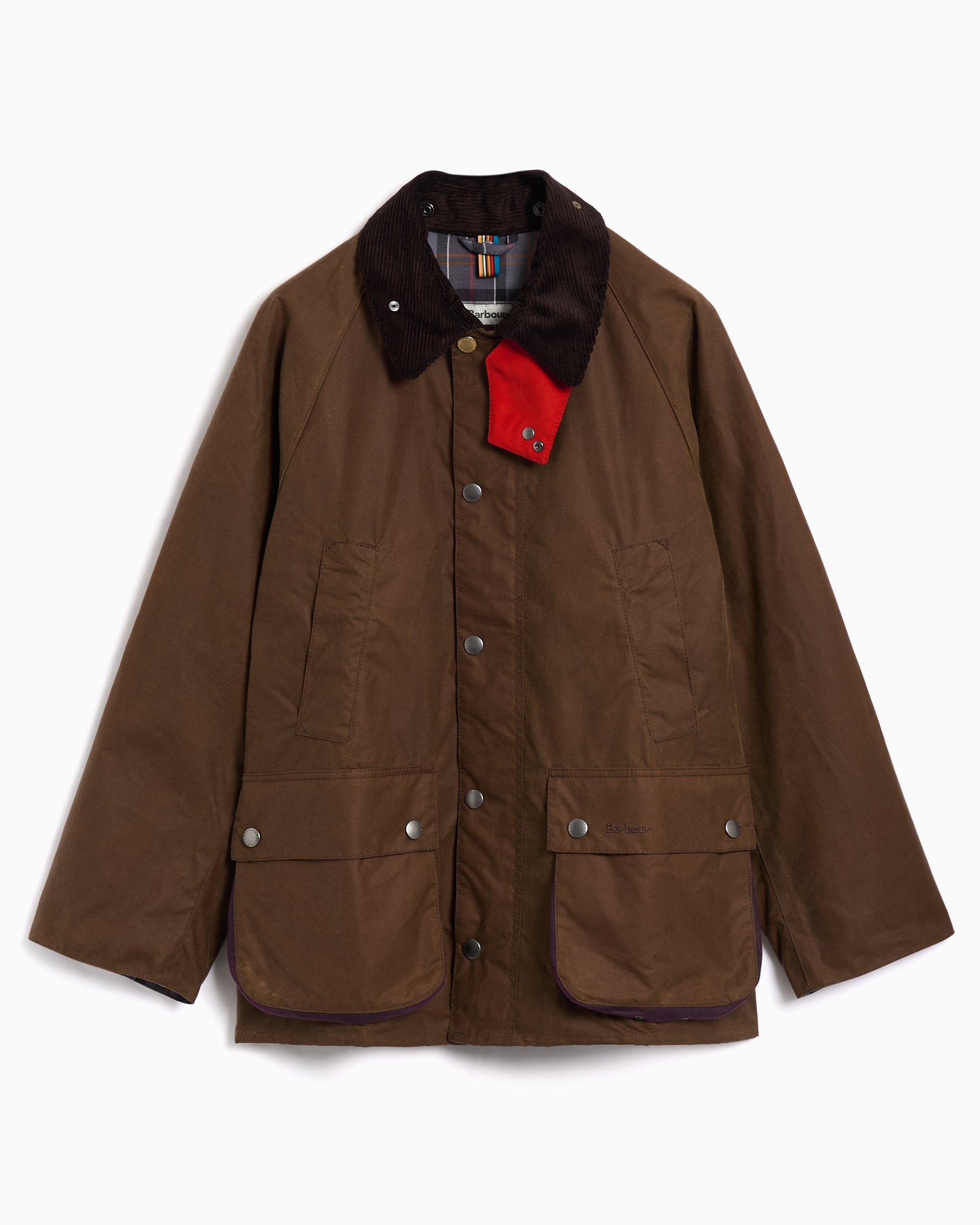Jackets Coats Barbour x Paul Smith OS Bedale Wax Oversize Men's Rain Jacket - MWX2515TA51