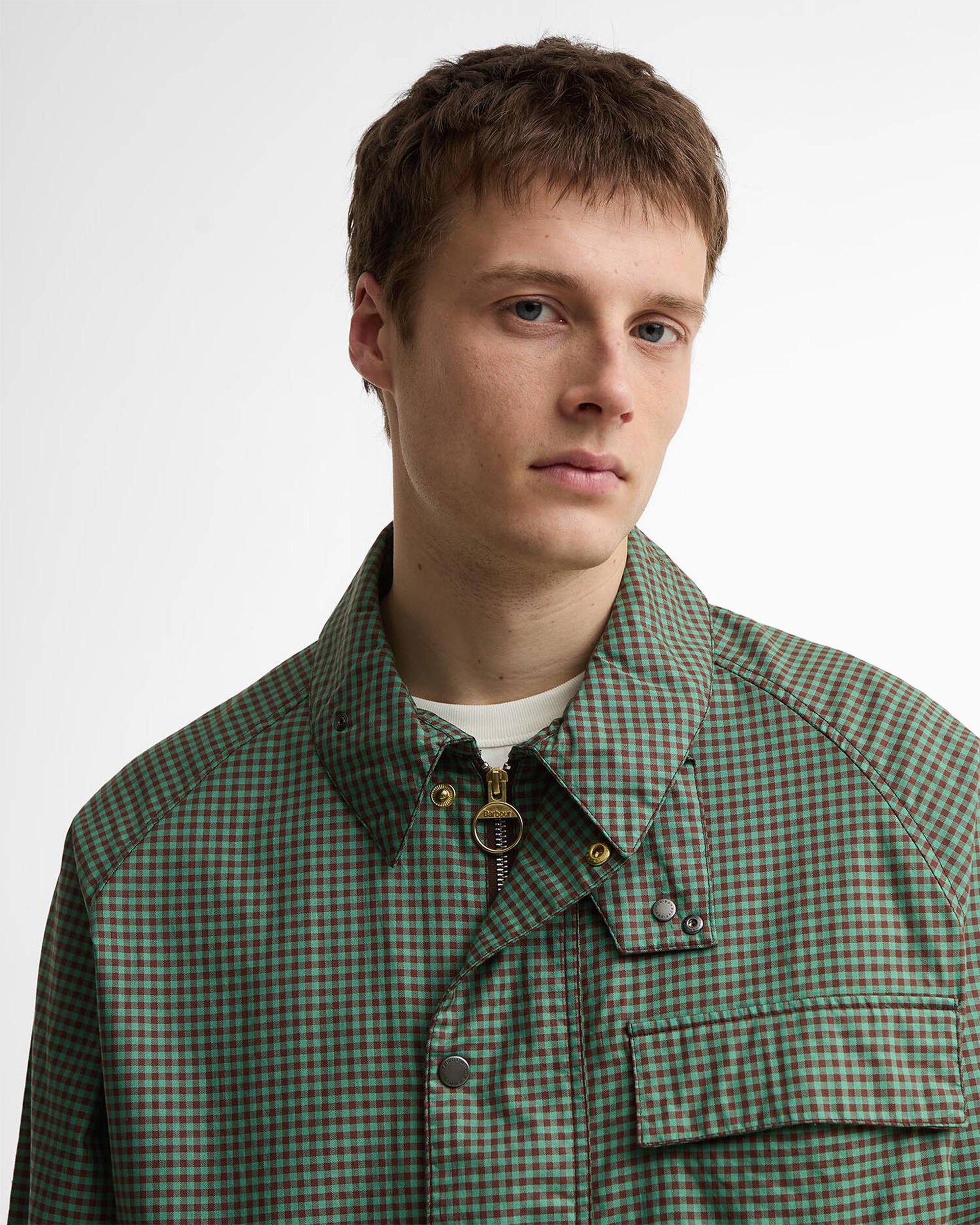Barbour x Paul Smith Transport Plaid Oversize Men's Light Jacket