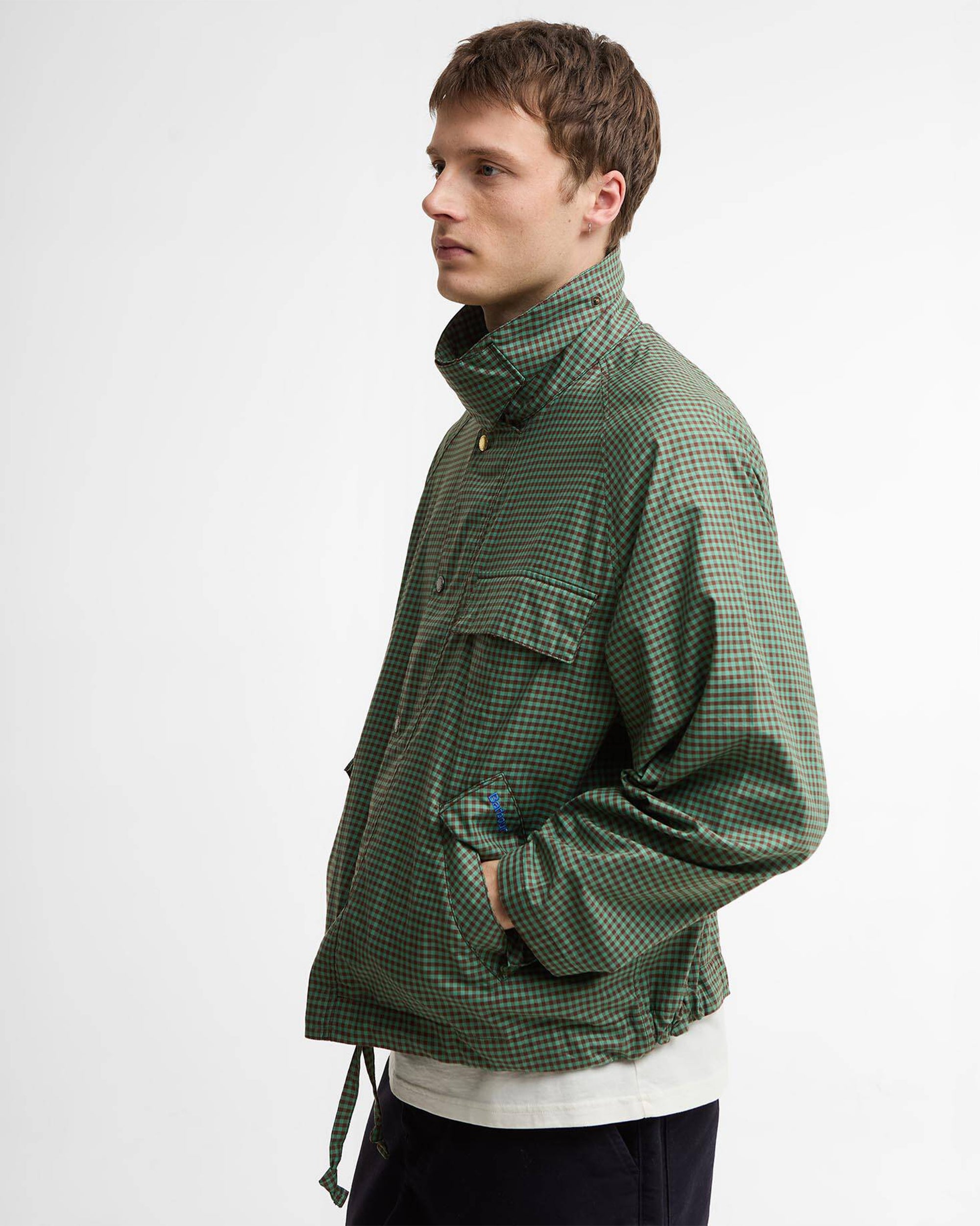 Barbour x Paul Smith Transport Plaid Oversize Men's Light Jacket