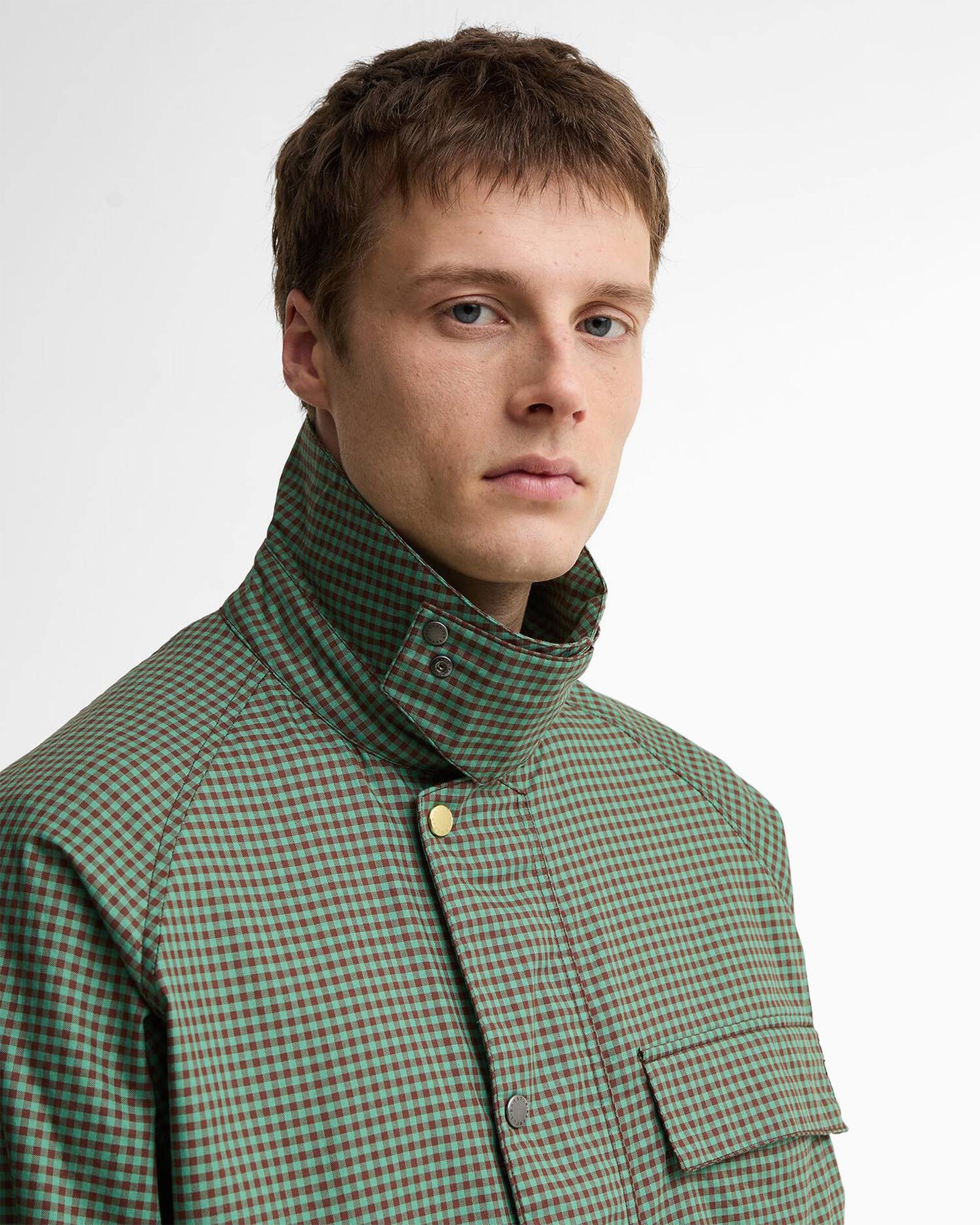 Barbour x Paul Smith Transport Plaid Oversize Men's Light Jacket