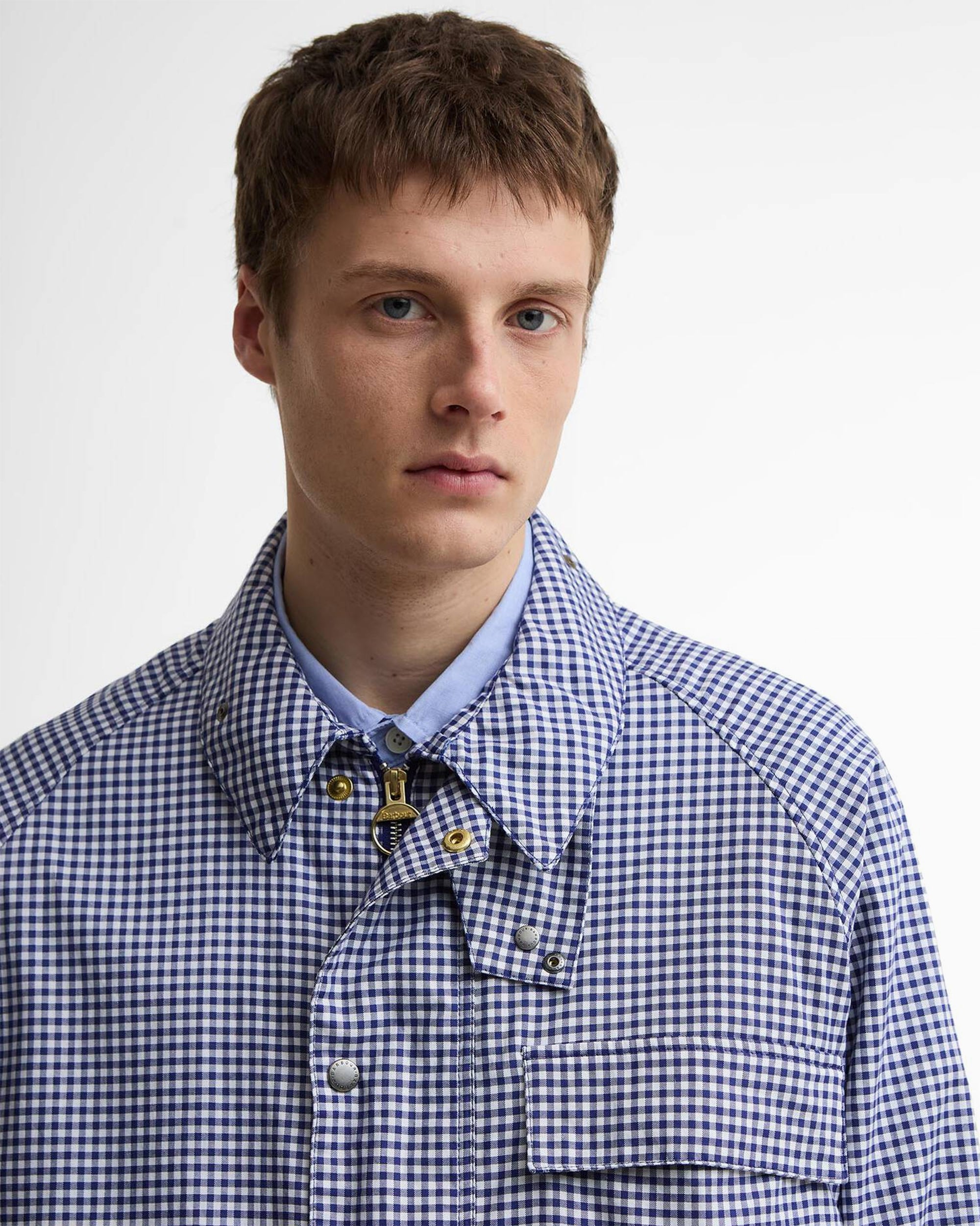 Barbour x Paul Smith Transport Plaid Oversize Men's Light Jacket