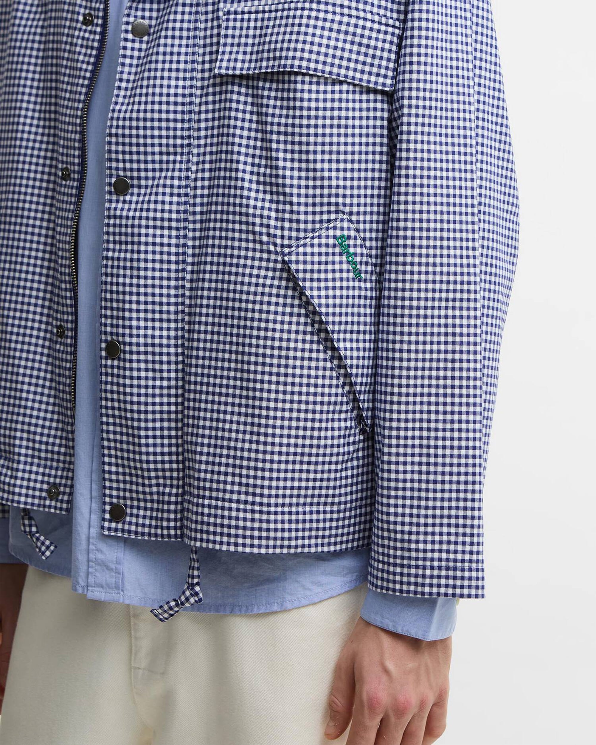 Barbour x Paul Smith Transport Plaid Oversize Men's Light Jacket