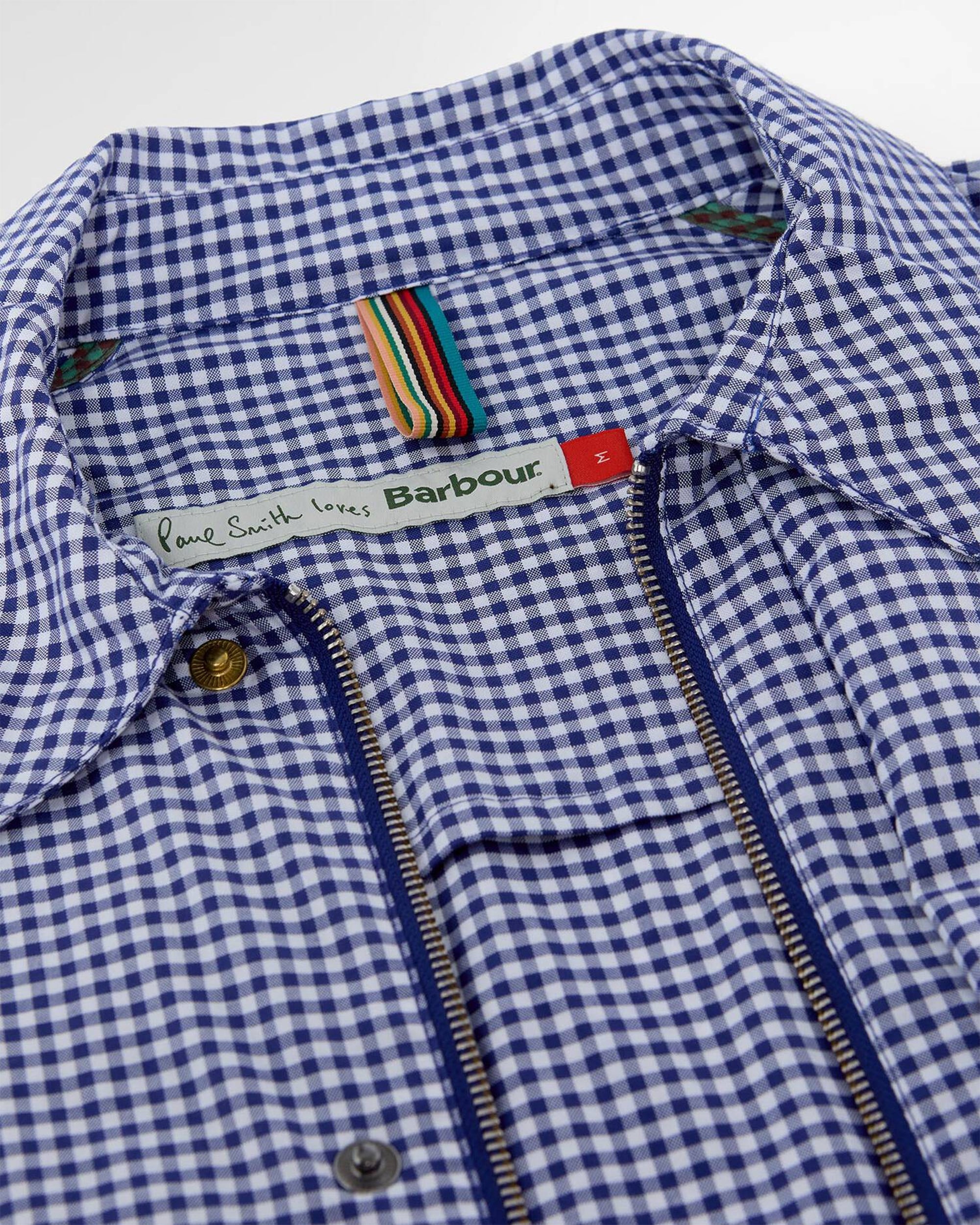 Barbour x Paul Smith Transport Plaid Oversize Men's Light Jacket