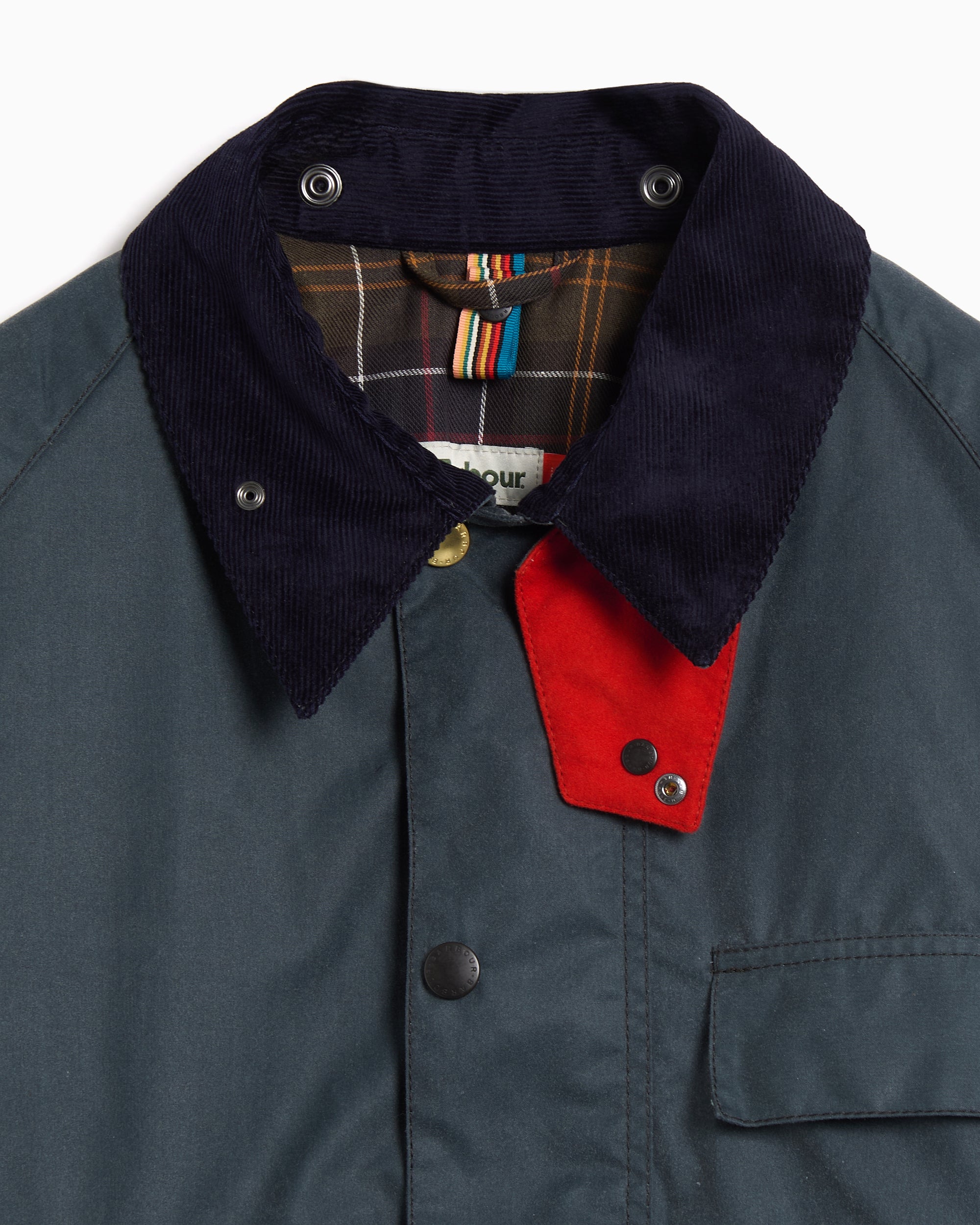 Barbour x Paul Smith Transport Wax Oversize Men's Rain Jacket