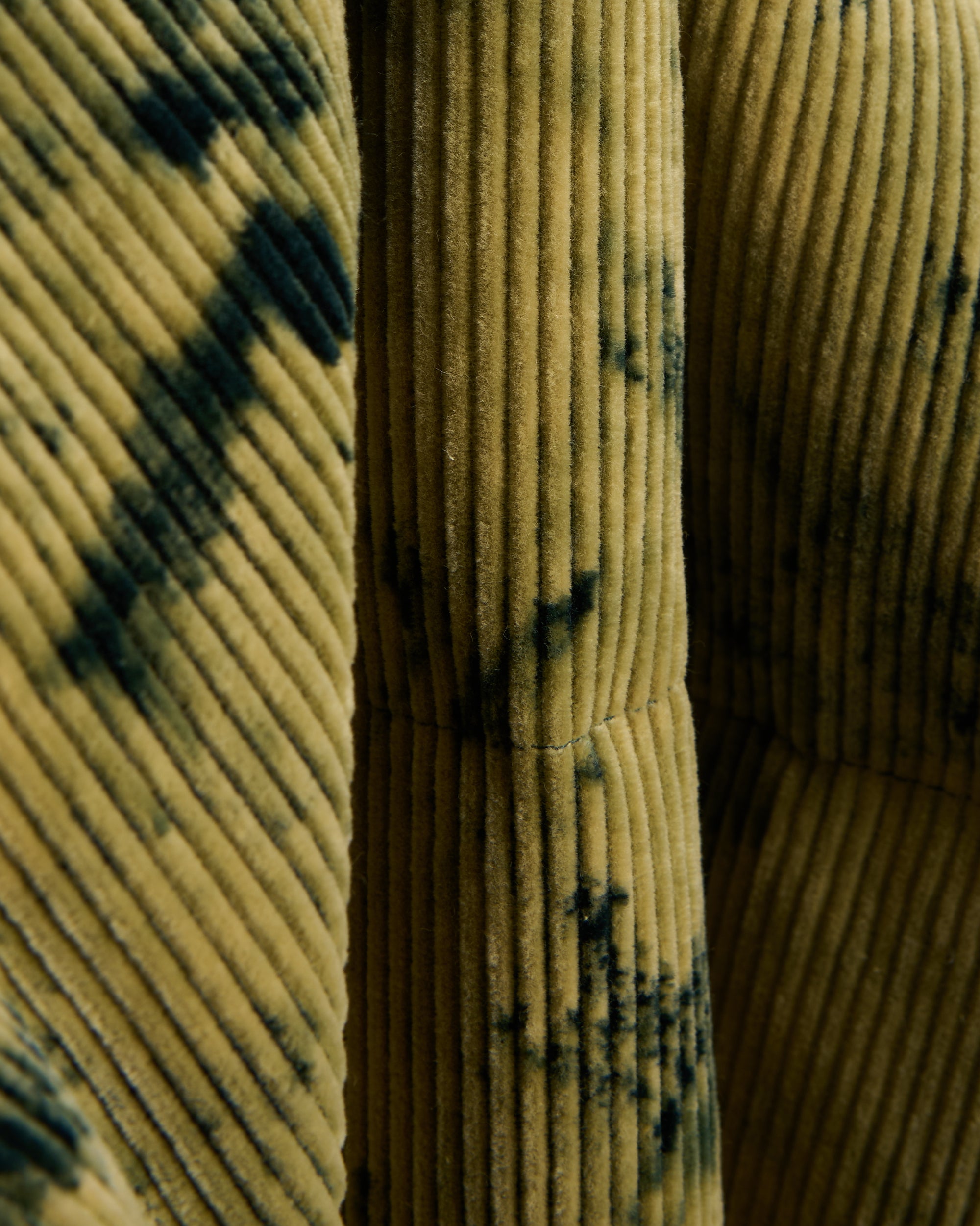 Jackets Coats Brain Dead Bleach Dyed Dimension Men's Down Jacket - BDF25O080045-OLIVE