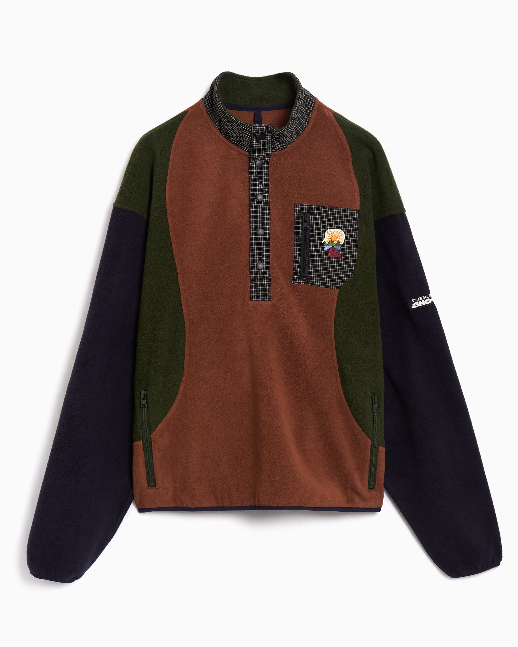 Brain Dead Equipment Ripstop Logo Men's Fleece Jacket