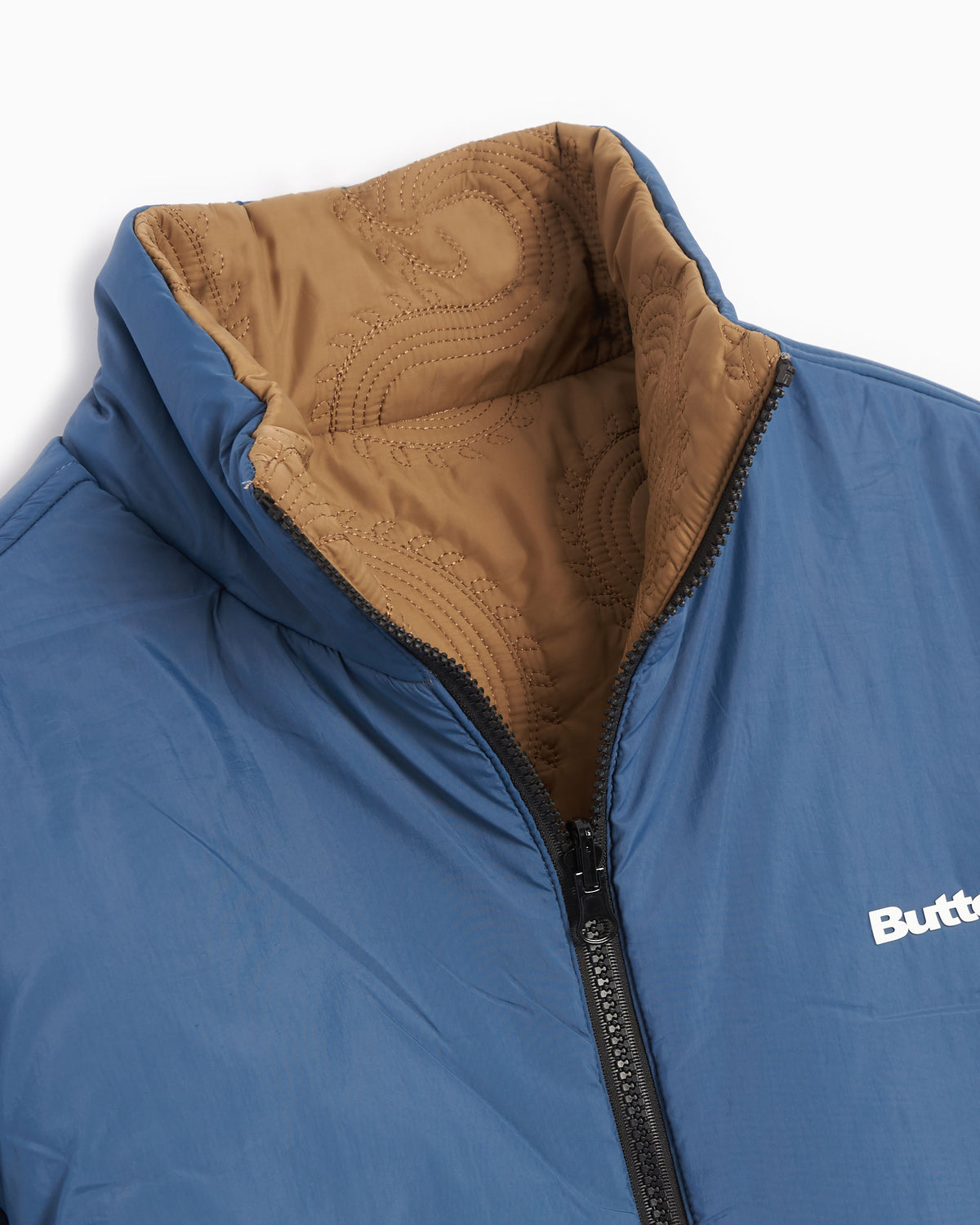 Butter Goods Paisley Unisex Reversible Puffer Jacket