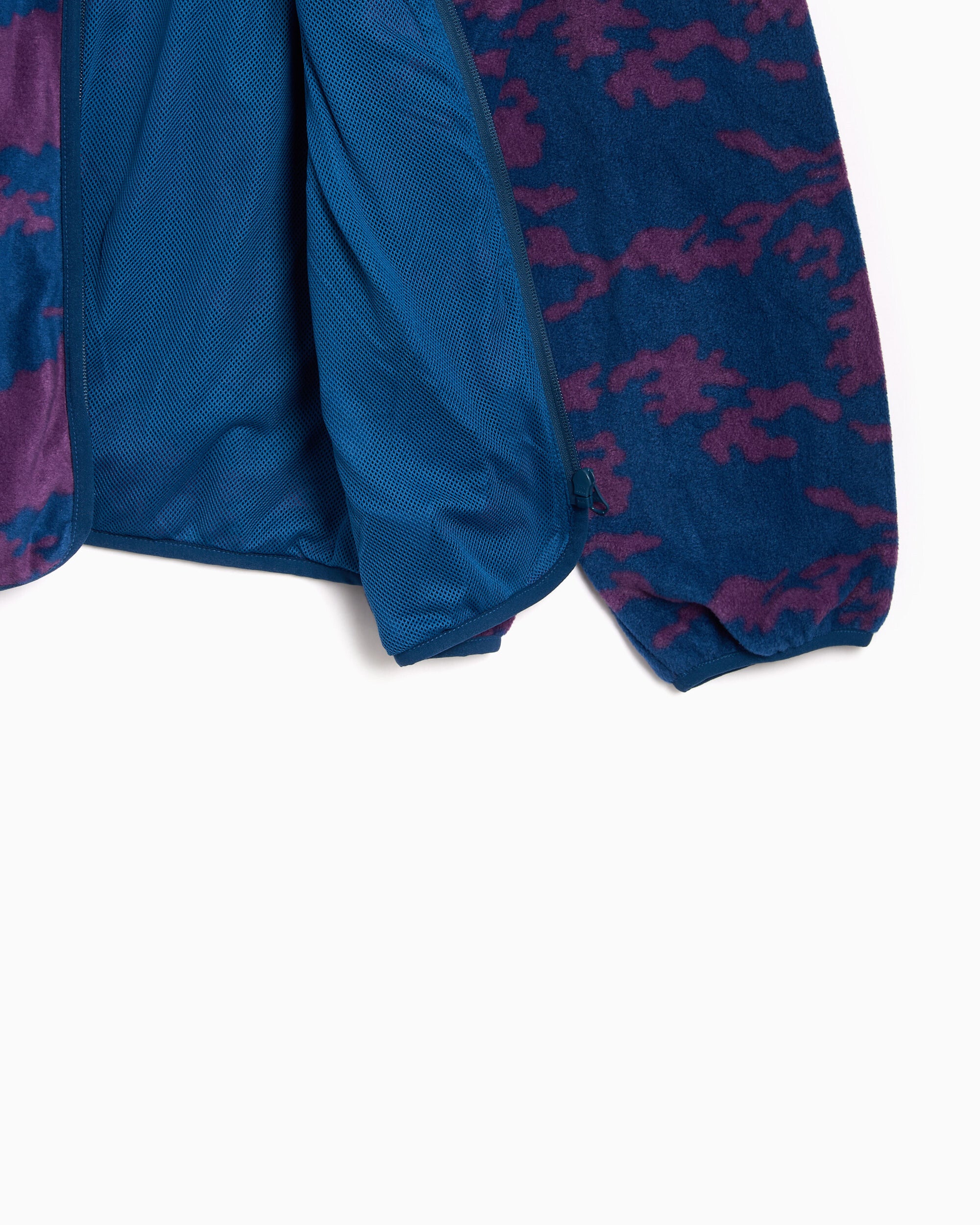 Jackets Coats by Parra Purple Darwin Camo Print Relaxed Men's Fleece Jacket - 56255-Blue