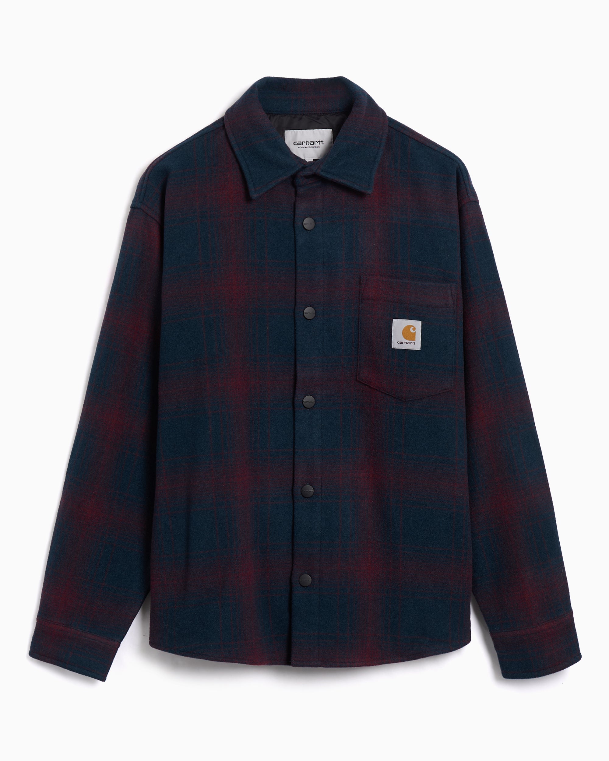 Jackets Coats Carhartt WIP Brennan Plaid Relaxed Unisex Overshirt - I035324-34KXX
