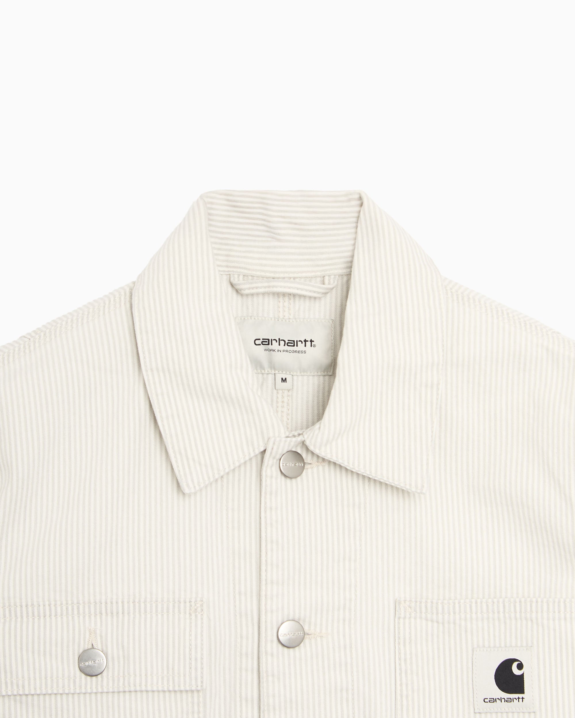 Carhartt WIP Mercer Chore Striped Relaxed Women's Denim Jacket