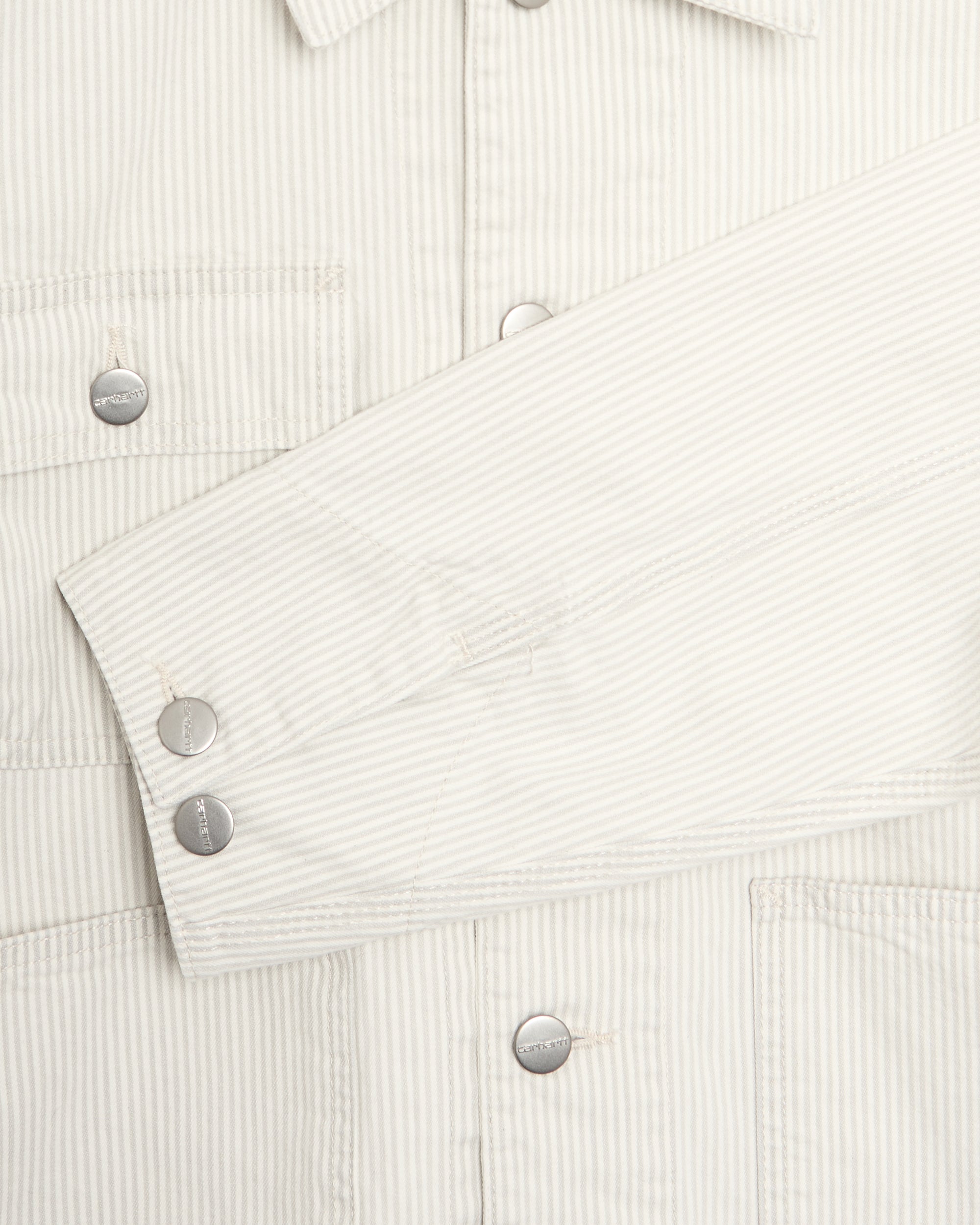 Carhartt WIP Mercer Chore Striped Relaxed Women's Denim Jacket