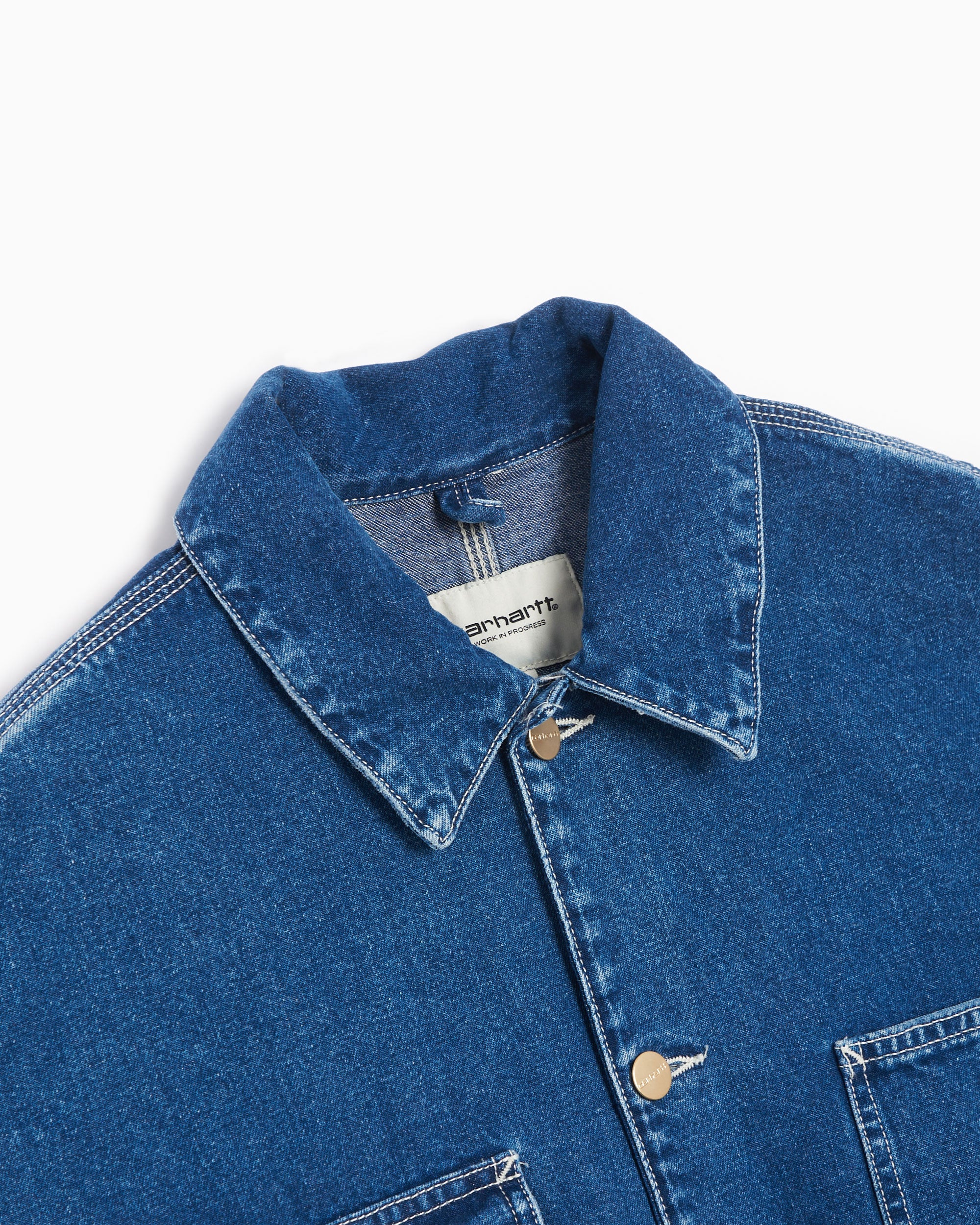 Carhartt michigan ブルー Buy Carhartt WIP Suede Michigan Coat in blue | I033717-191.XX