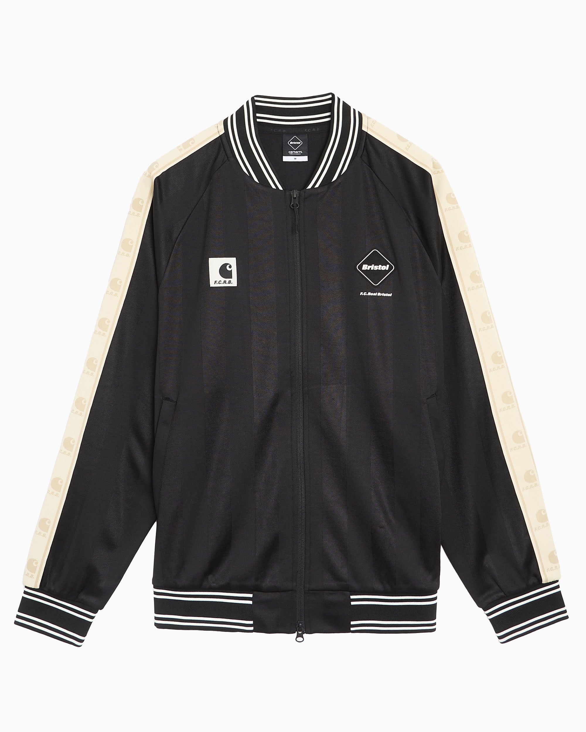 Bristol F.C.R.B. ストライプ ウィンドブレーカー M Carhartt WIP x F.C. Real Bristol Striped Unisex Track Jacket