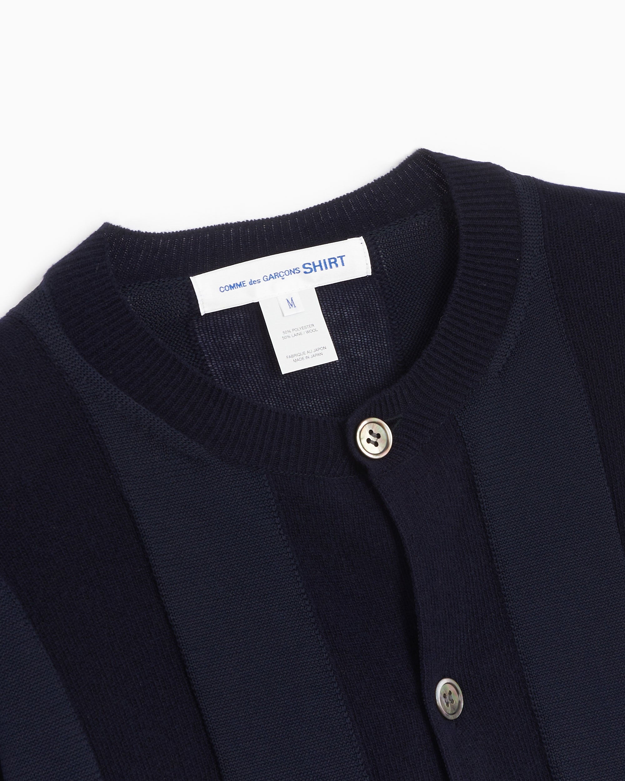 Comme Des Garçons Shirt Men's Knit Cardigan Men's Jacket