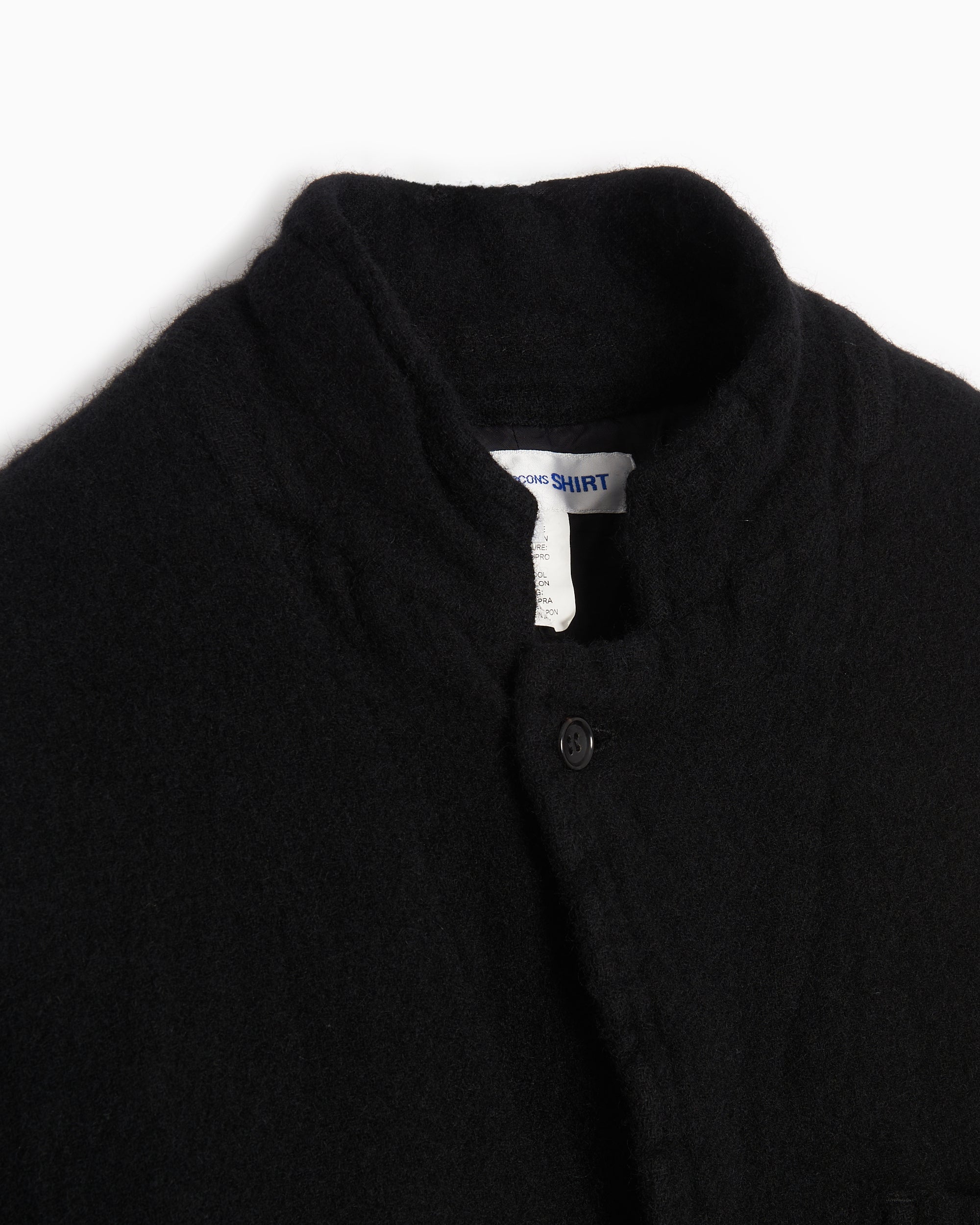 Comme Des Garçons Shirt Men's Knit Woven Shirt Jacket Men's Jacket