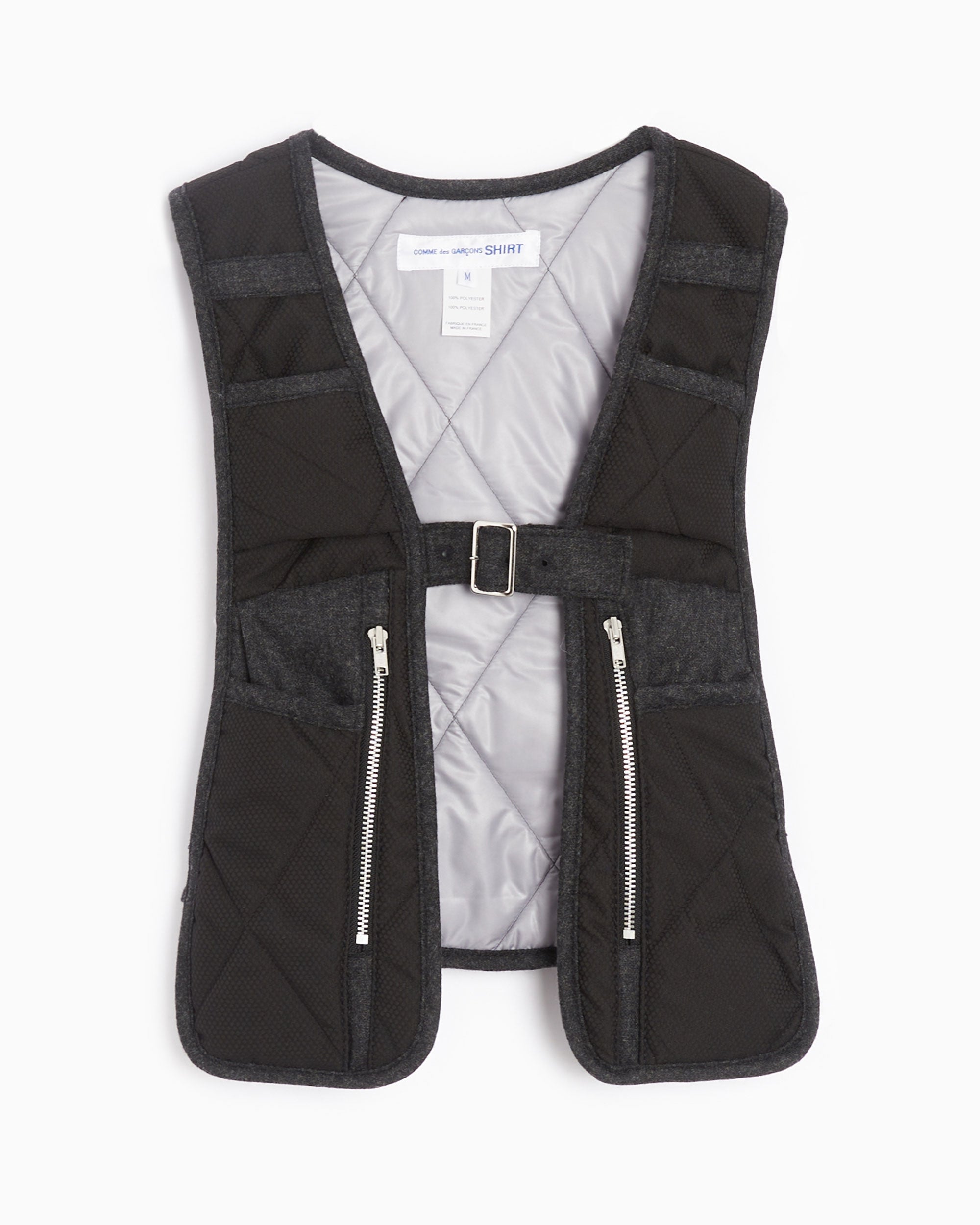 Jackets Coats Comme Des Garçons Shirt Men's Woven Vest Men's Vest - FJ-V001-W22-1