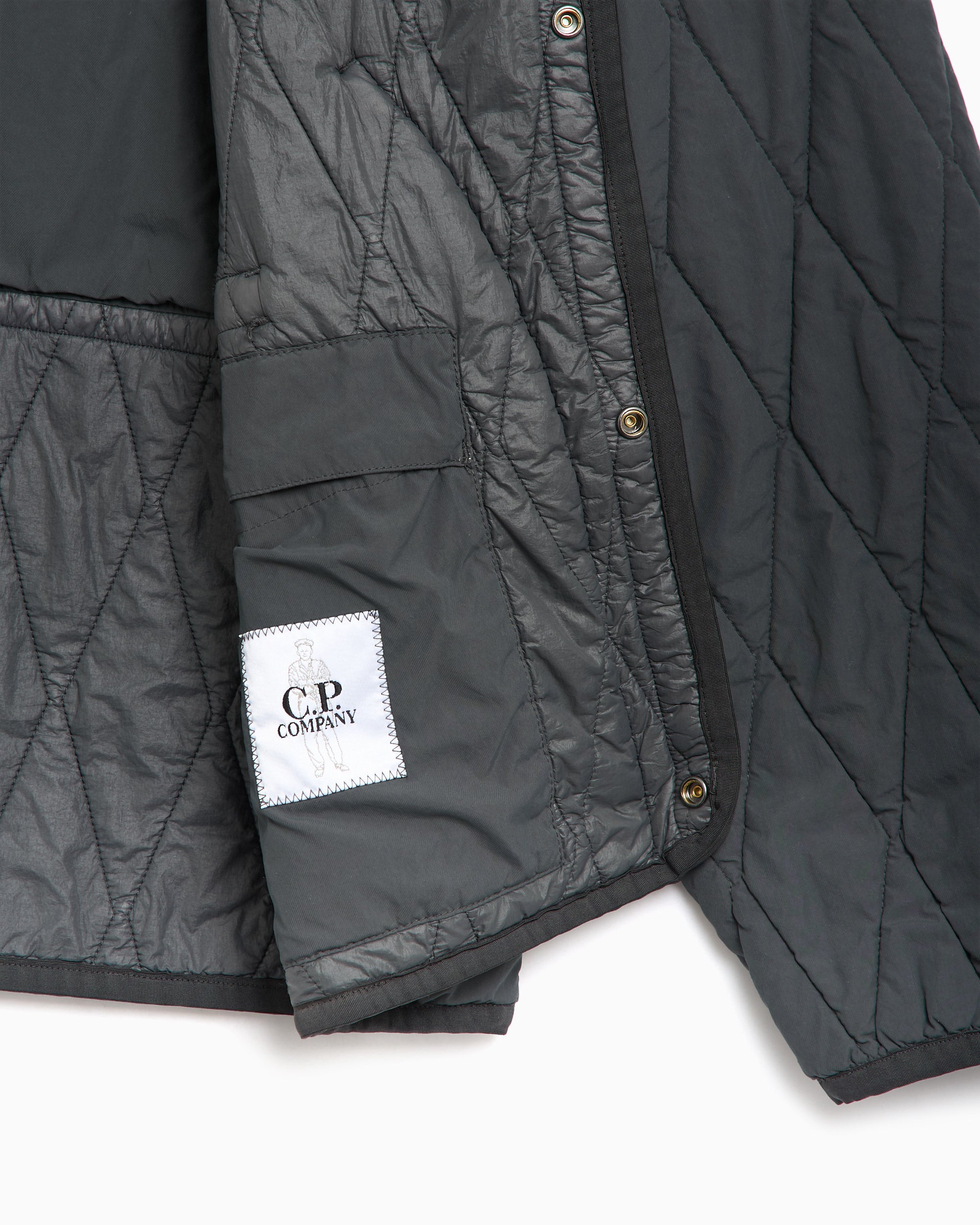 Jackets Coats CP Company Embroidered Men's Quilted Jacket - 21CMOW239A110745G-985