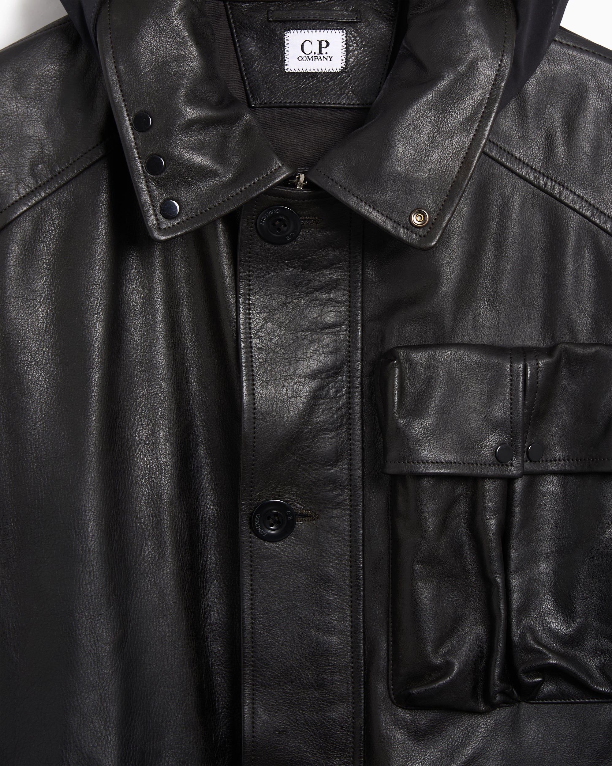 CP Company Mille Men's Leather Jacket