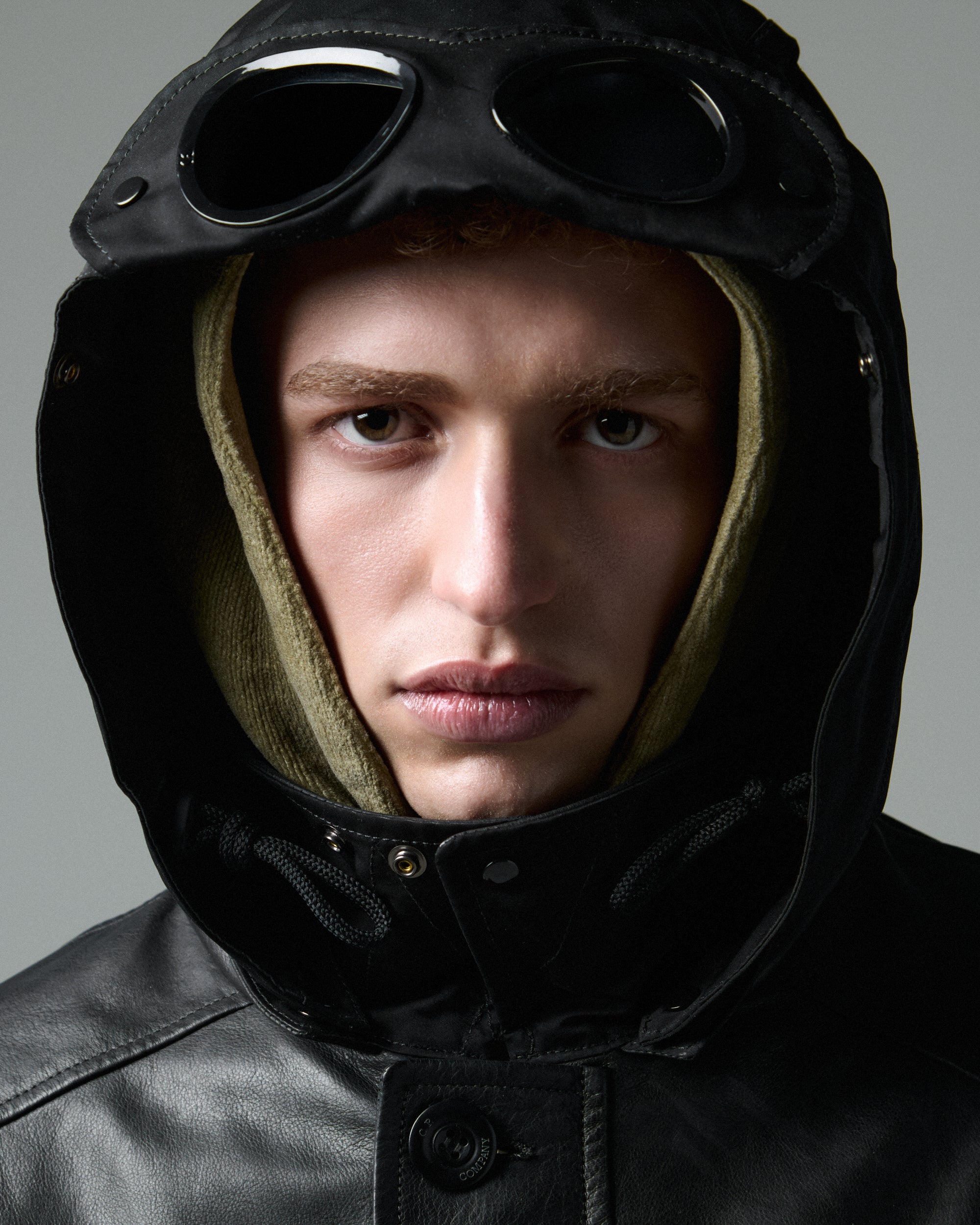 Jackets Coats CP Company Mille Men's Leather Jacket - 19CMOW296A110457L-999