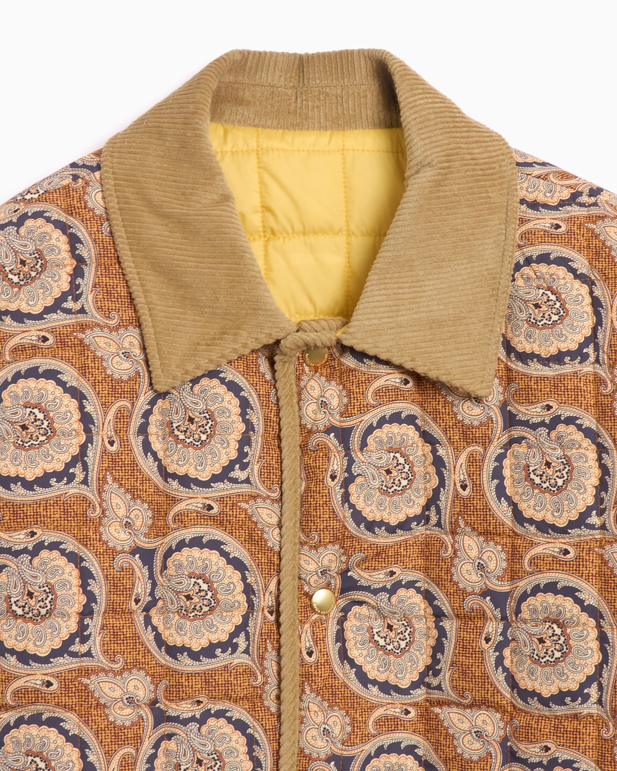Drôle de Monsieur Men's Reversible Jacket Relaxed Men's Quilted Jacket