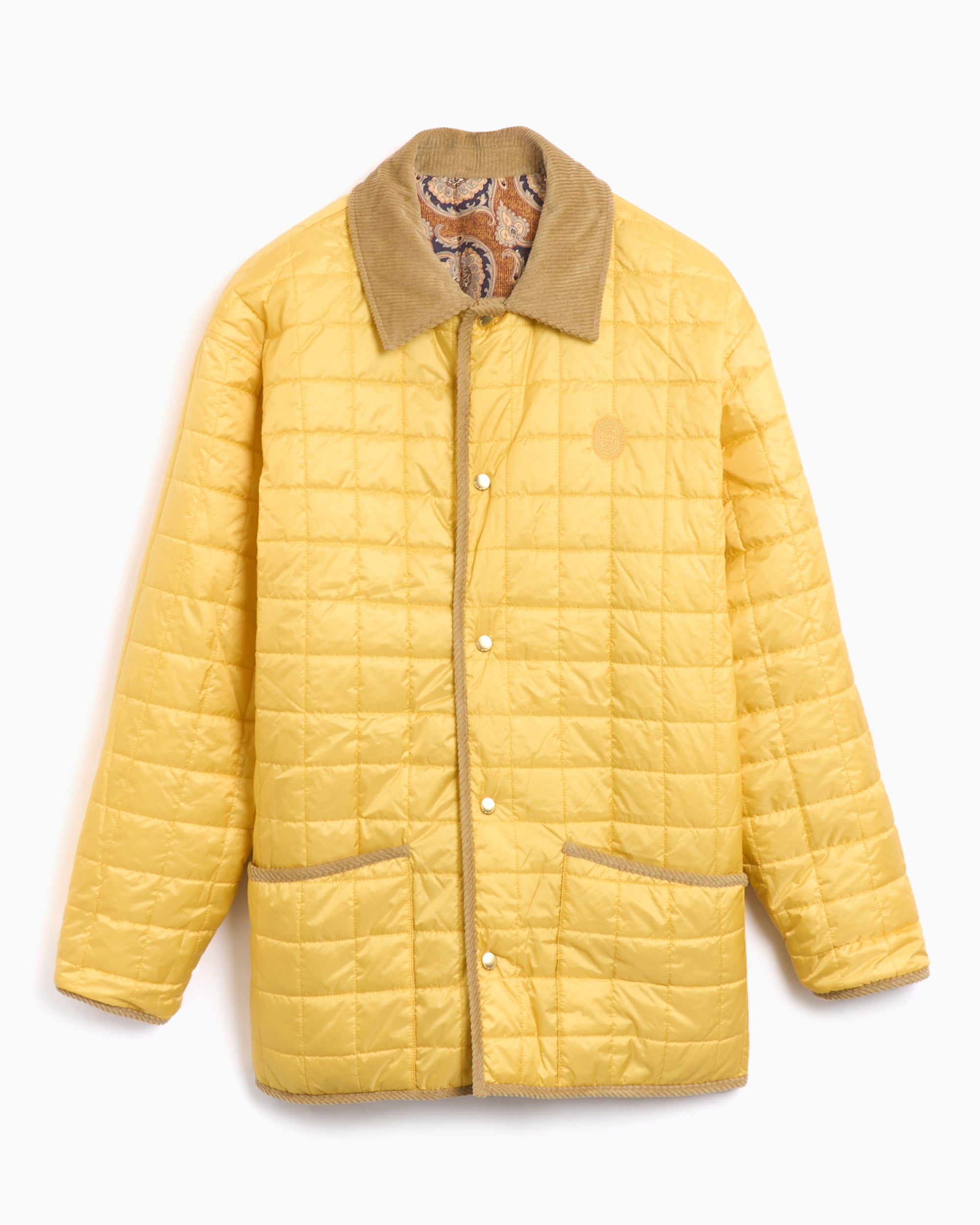 Drôle de Monsieur Men's Reversible Jacket Relaxed Men's Quilted Jacket