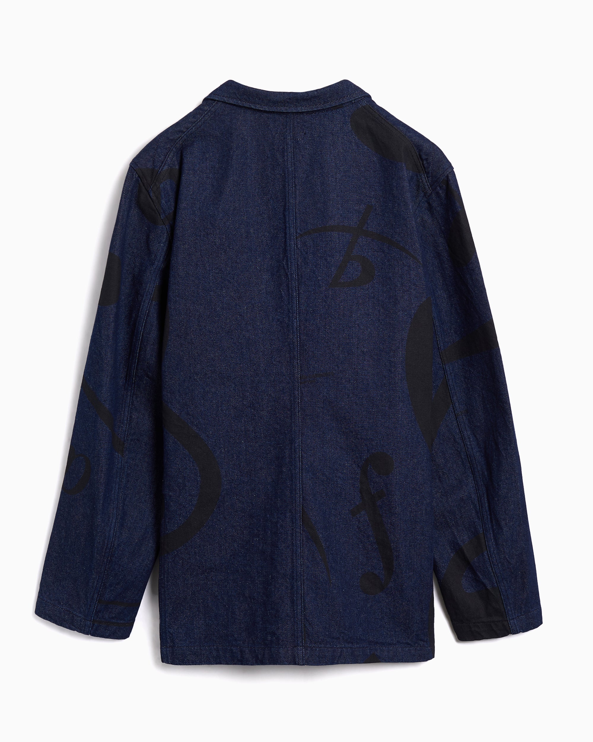 Engineered Garments Bedford Music Note Graphic Men's Denim Jacket