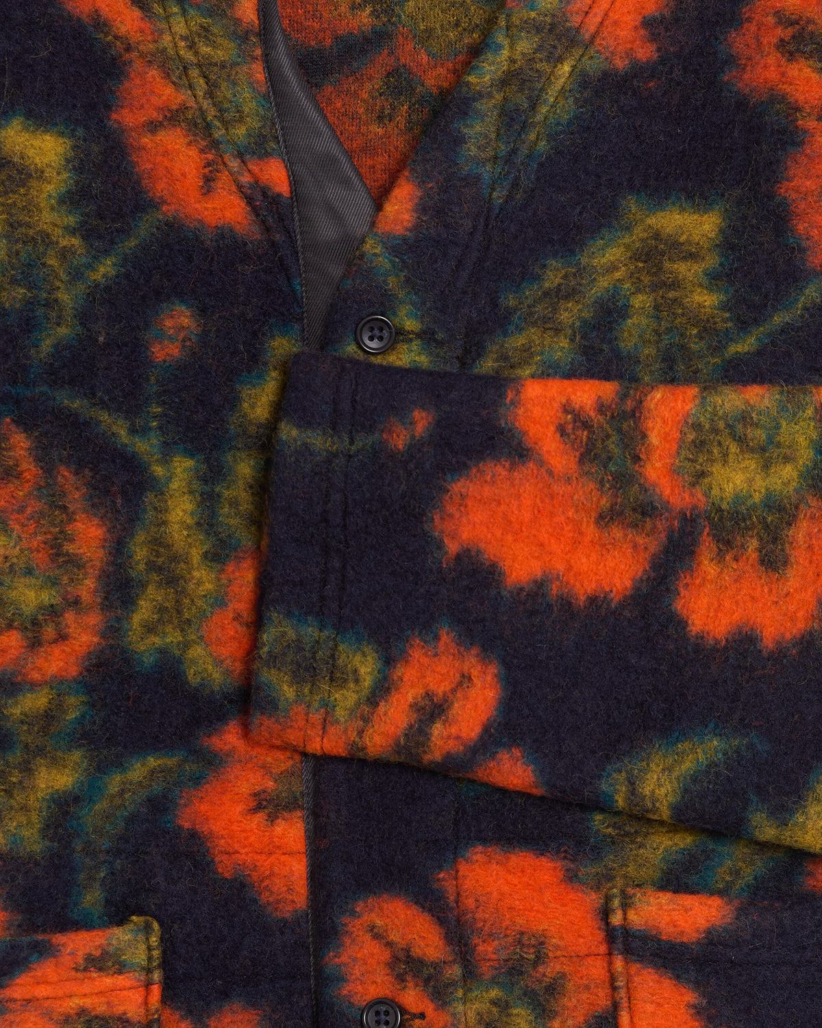 Jackets Coats Engineered Garments Floral Relaxed Men's Cardigan - 26F1B005-PE001