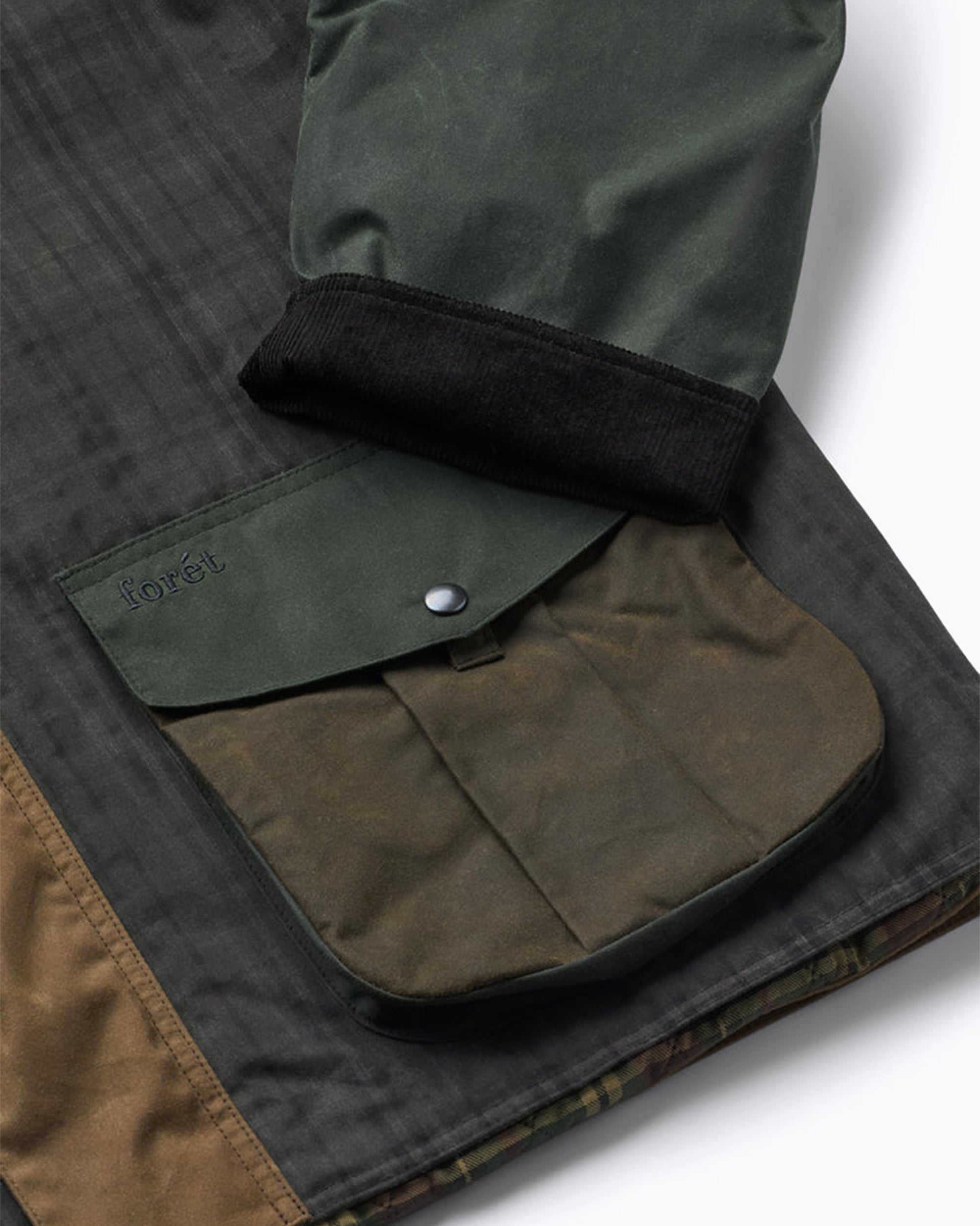 forét Bivouac Oilskin Plaid Men's Rain Jacket