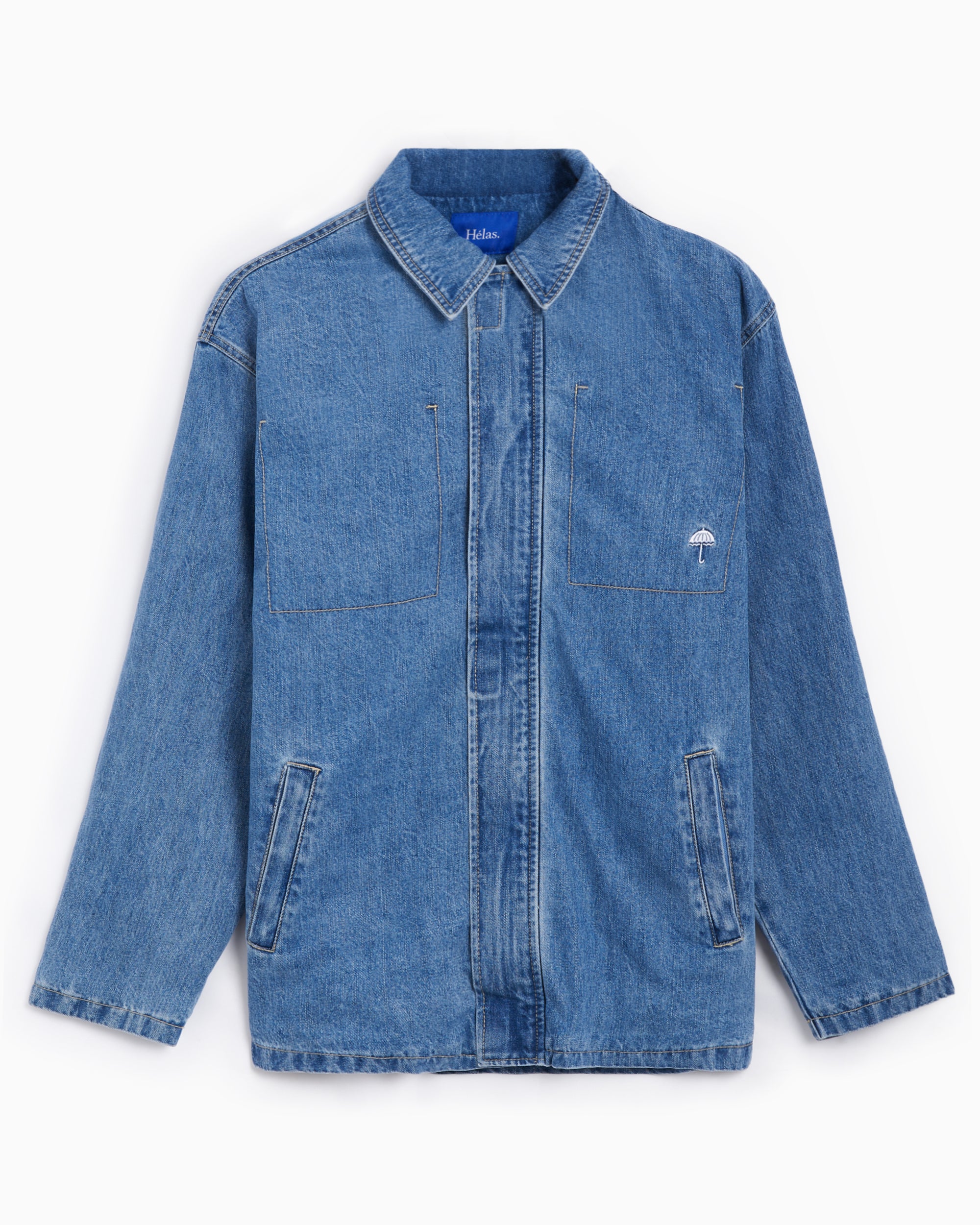 Hélas. Hélas. Men's Denim Padded Jacket Relaxed Men's Denim Jacket