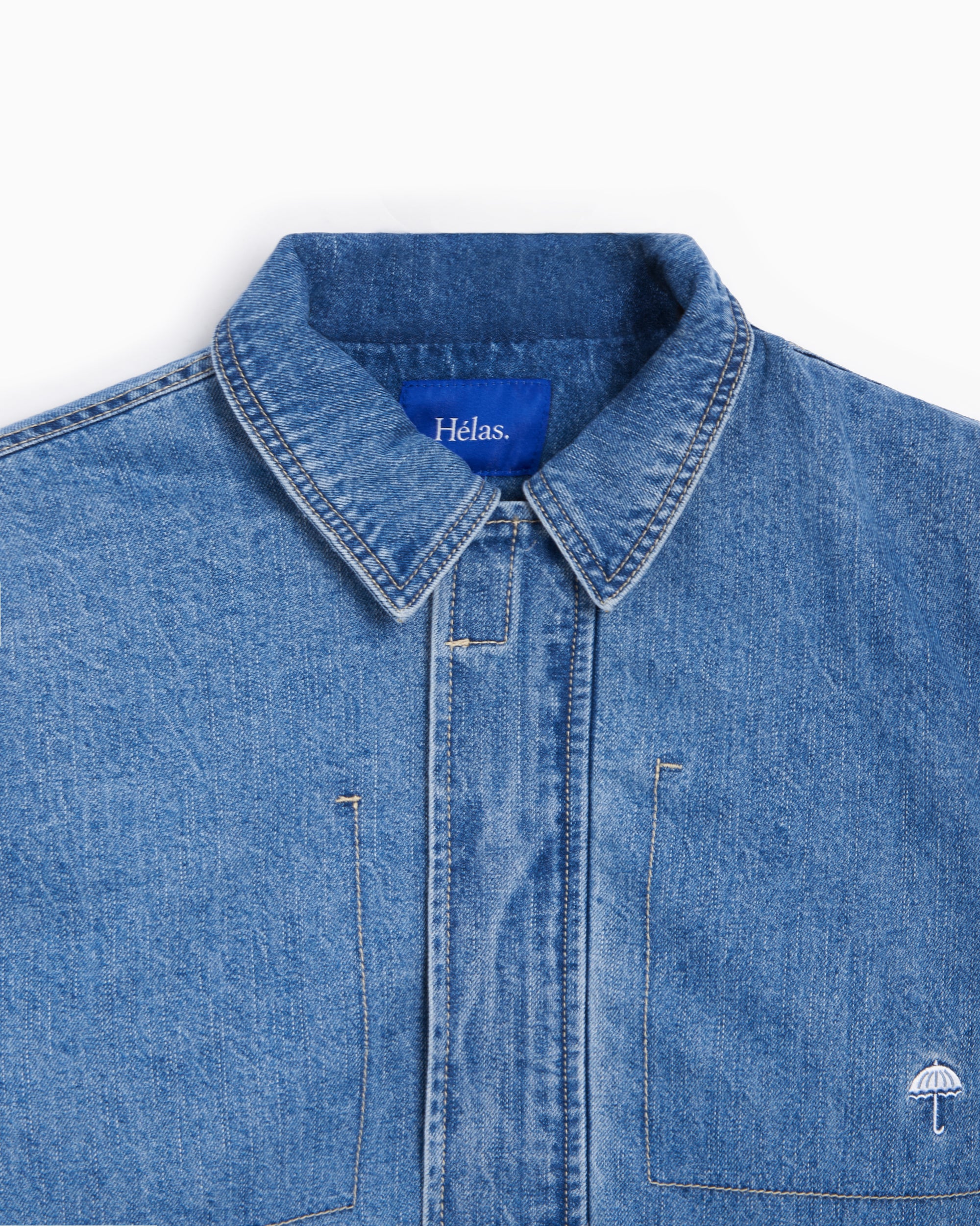 Hélas. Hélas. Men's Denim Padded Jacket Relaxed Men's Denim Jacket