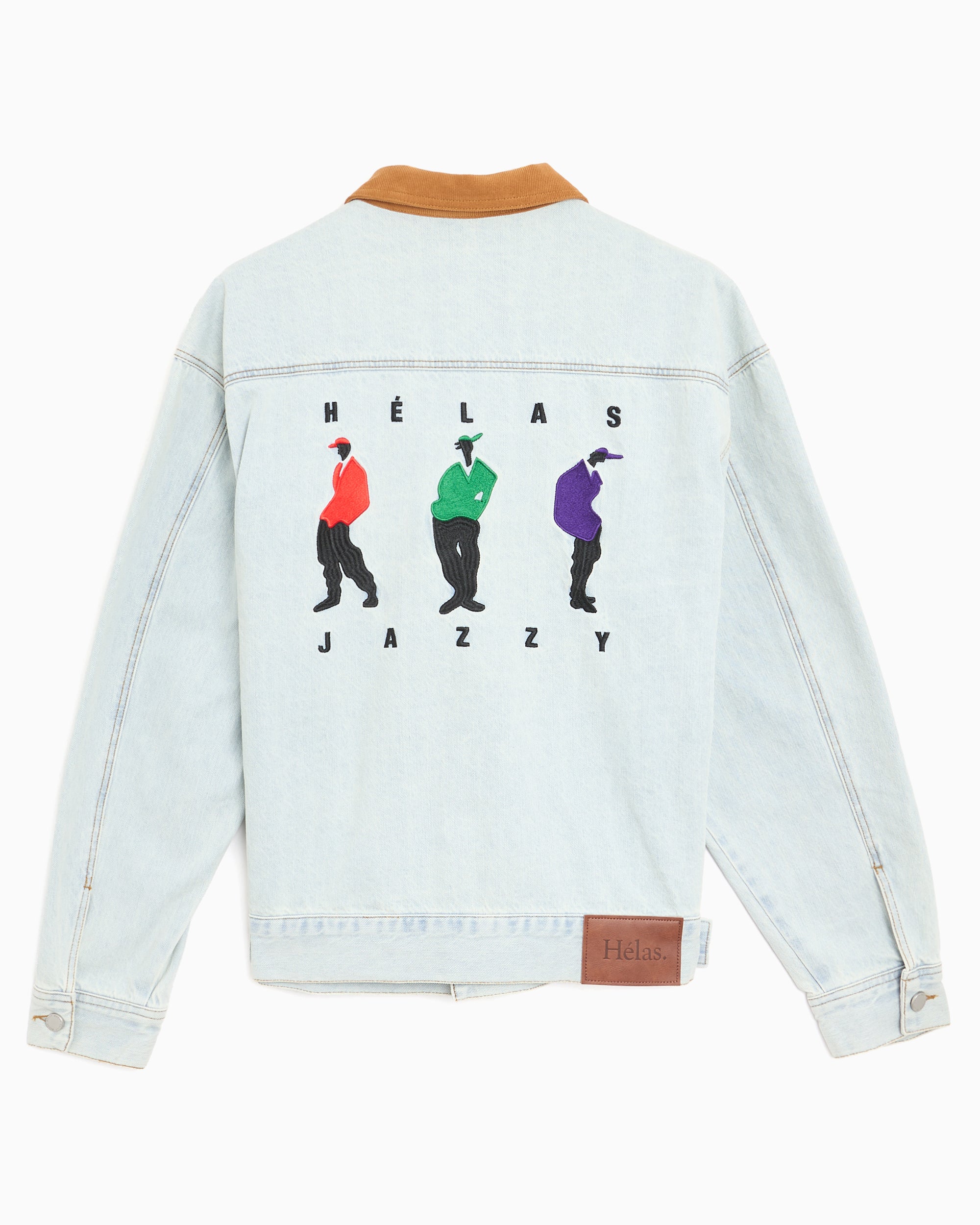 Hélas. Jazzy Embroidered Men's Denim Jacket