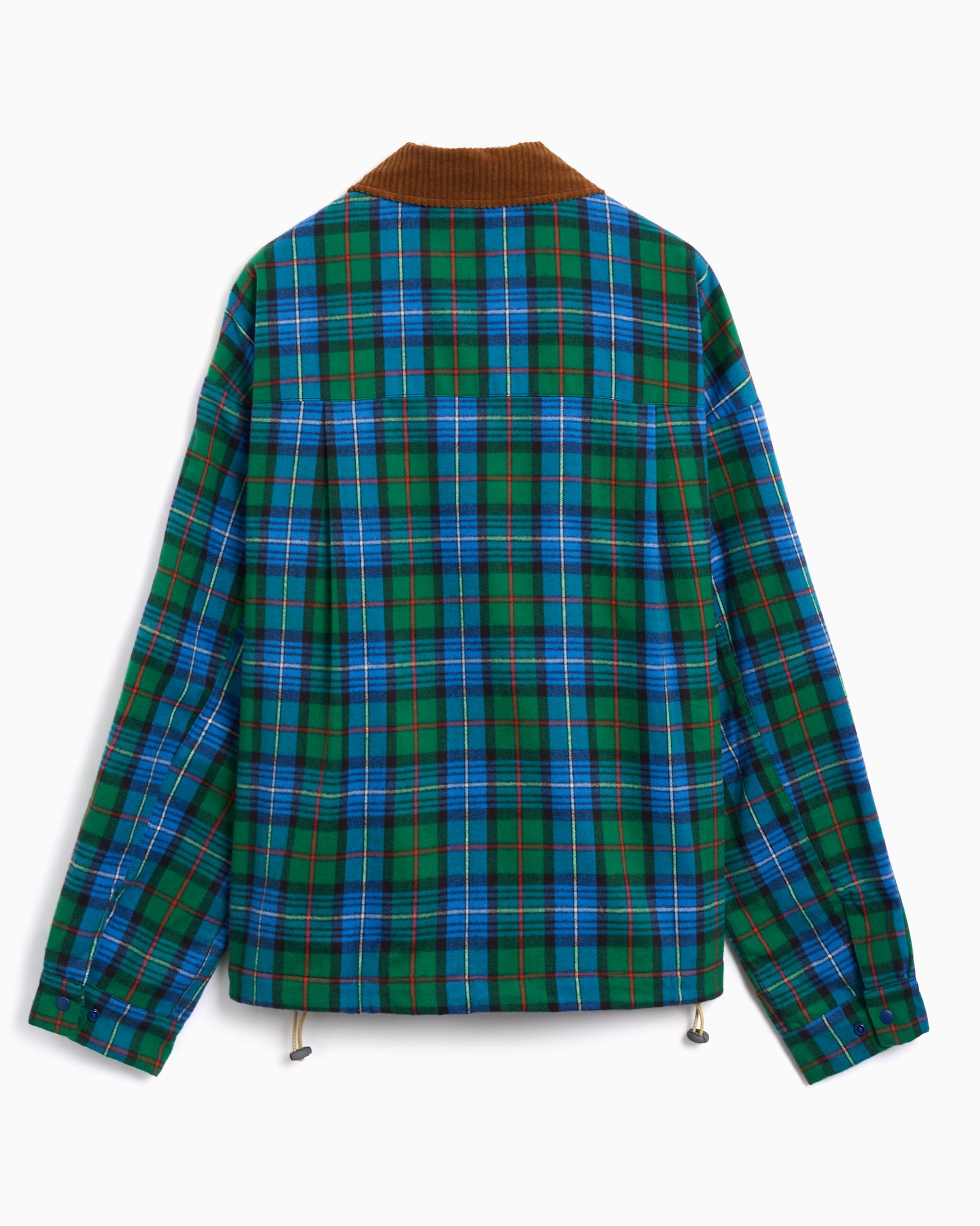 Jackets Coats Howlin' Swing Plaid Boxy Men's Light Jacket - Boxy-Swing-Jacket-Cord-Neck-Tartan