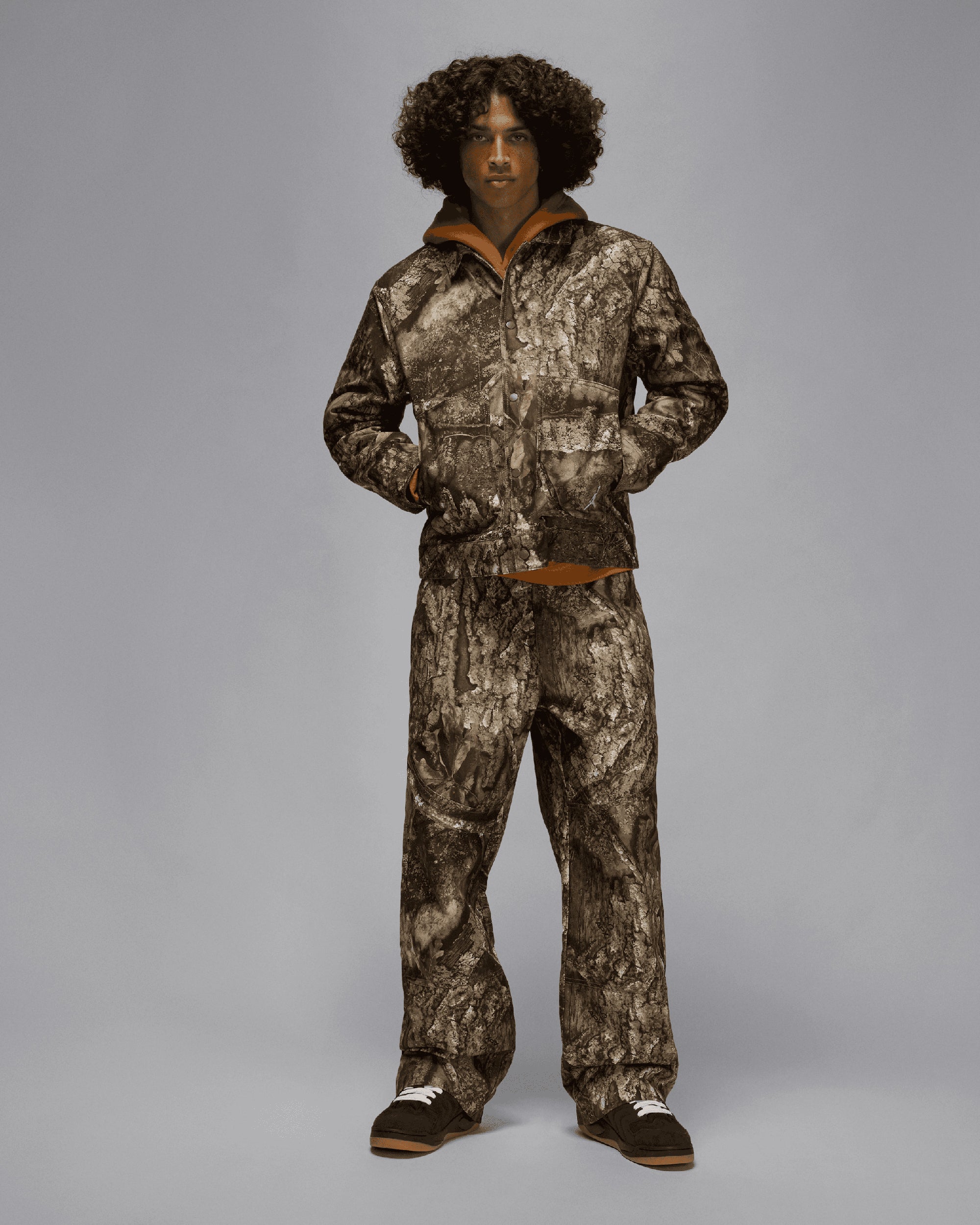 Jordan Brooklyn Realtree Chicago Camo Print Relaxed Men's Light Jacket