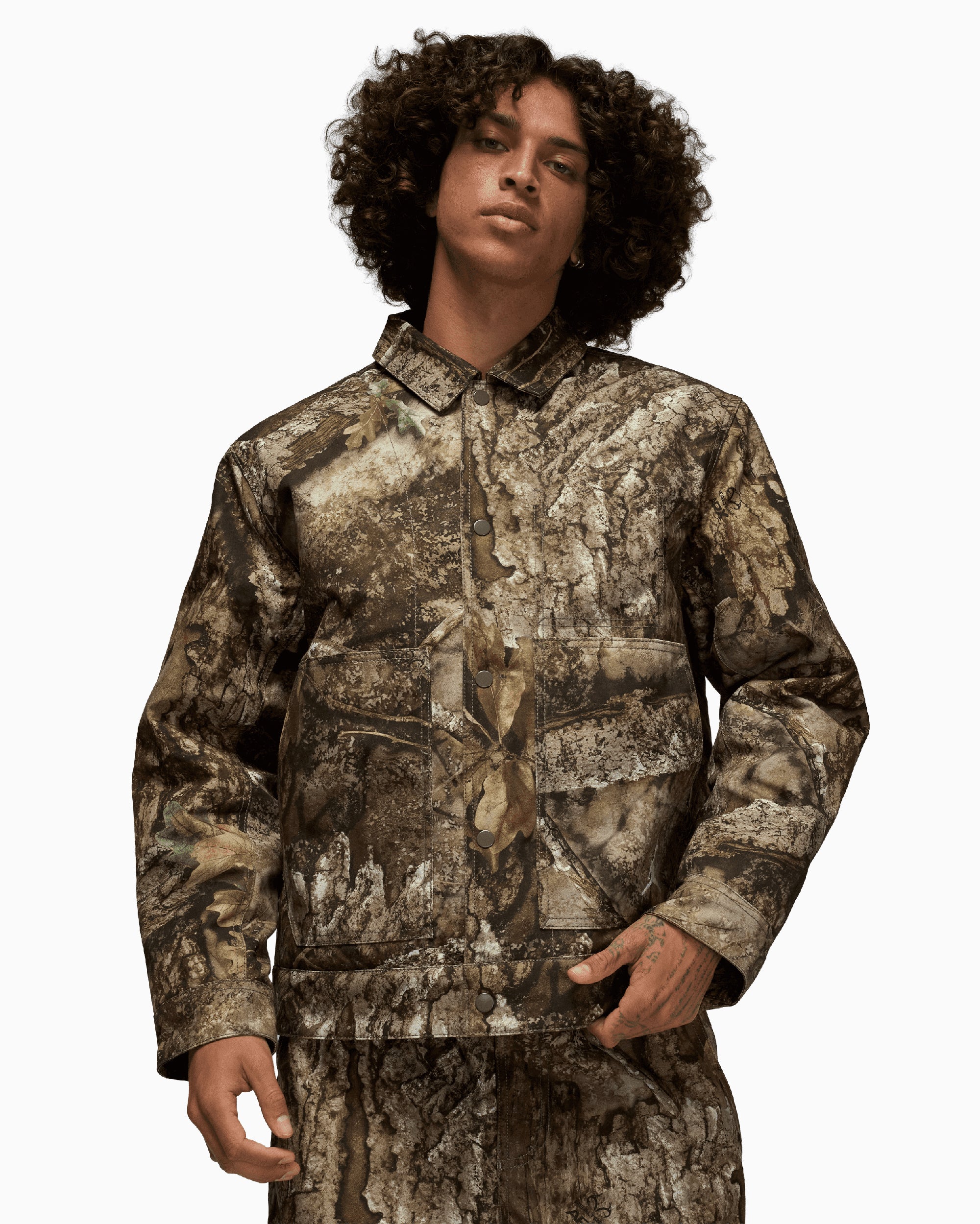 Jordan Brooklyn Realtree Chicago Camo Print Relaxed Men's Light Jacket