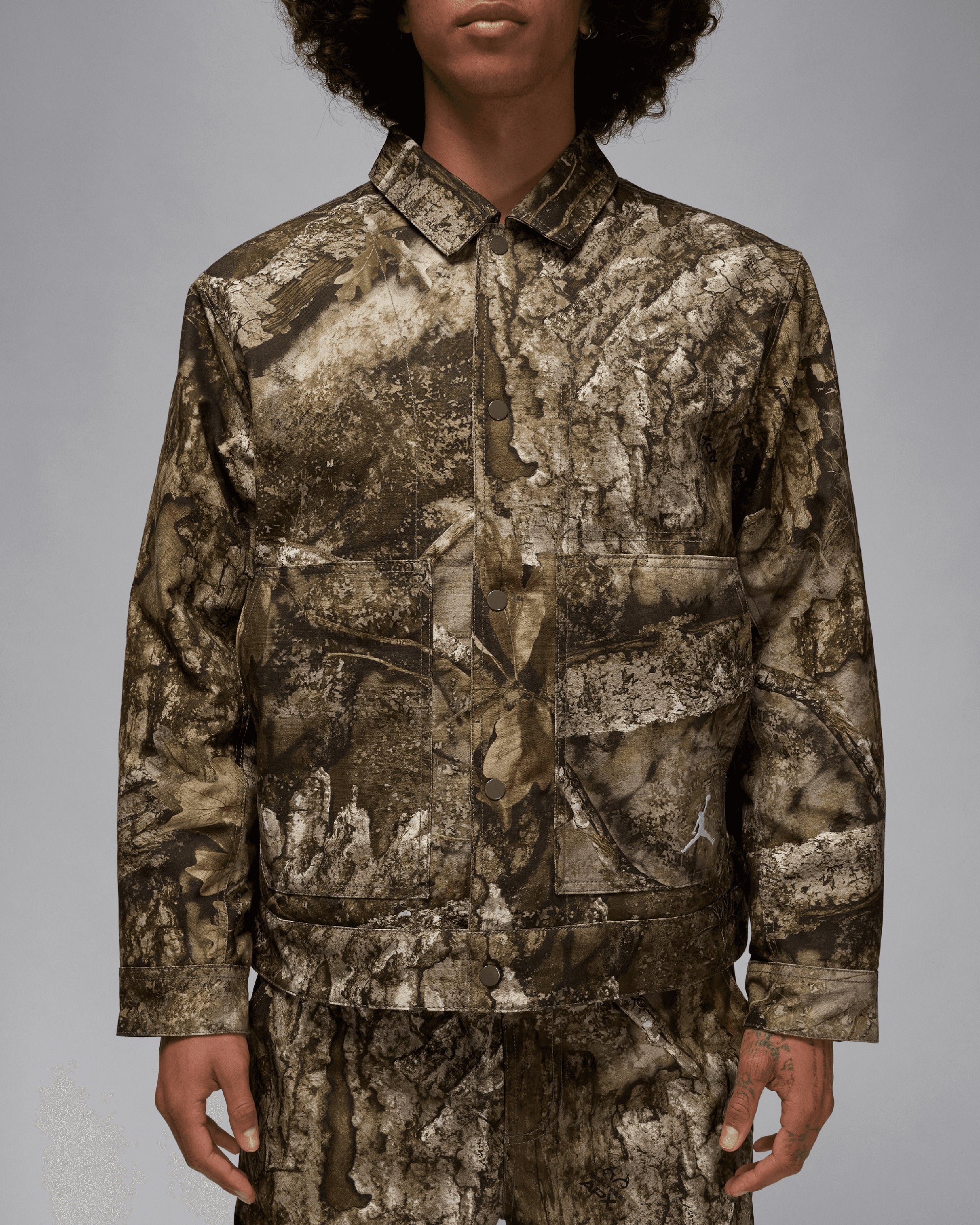Jordan Brooklyn Realtree Chicago Camo Print Relaxed Men's Light Jacket