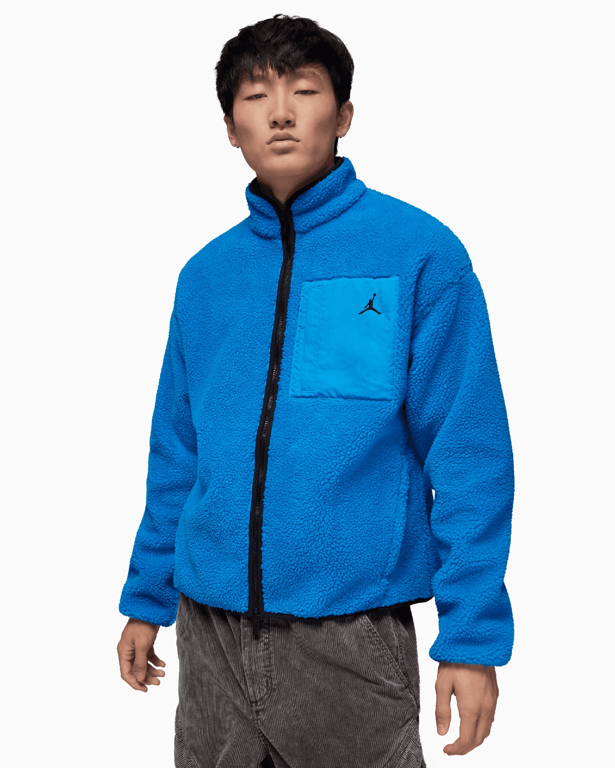 Jordan Dept of Flight アウタージャケット 国内未発売品 Jordan Flight Mountainside Faux Fur Relaxed Men's Fleece Jacket