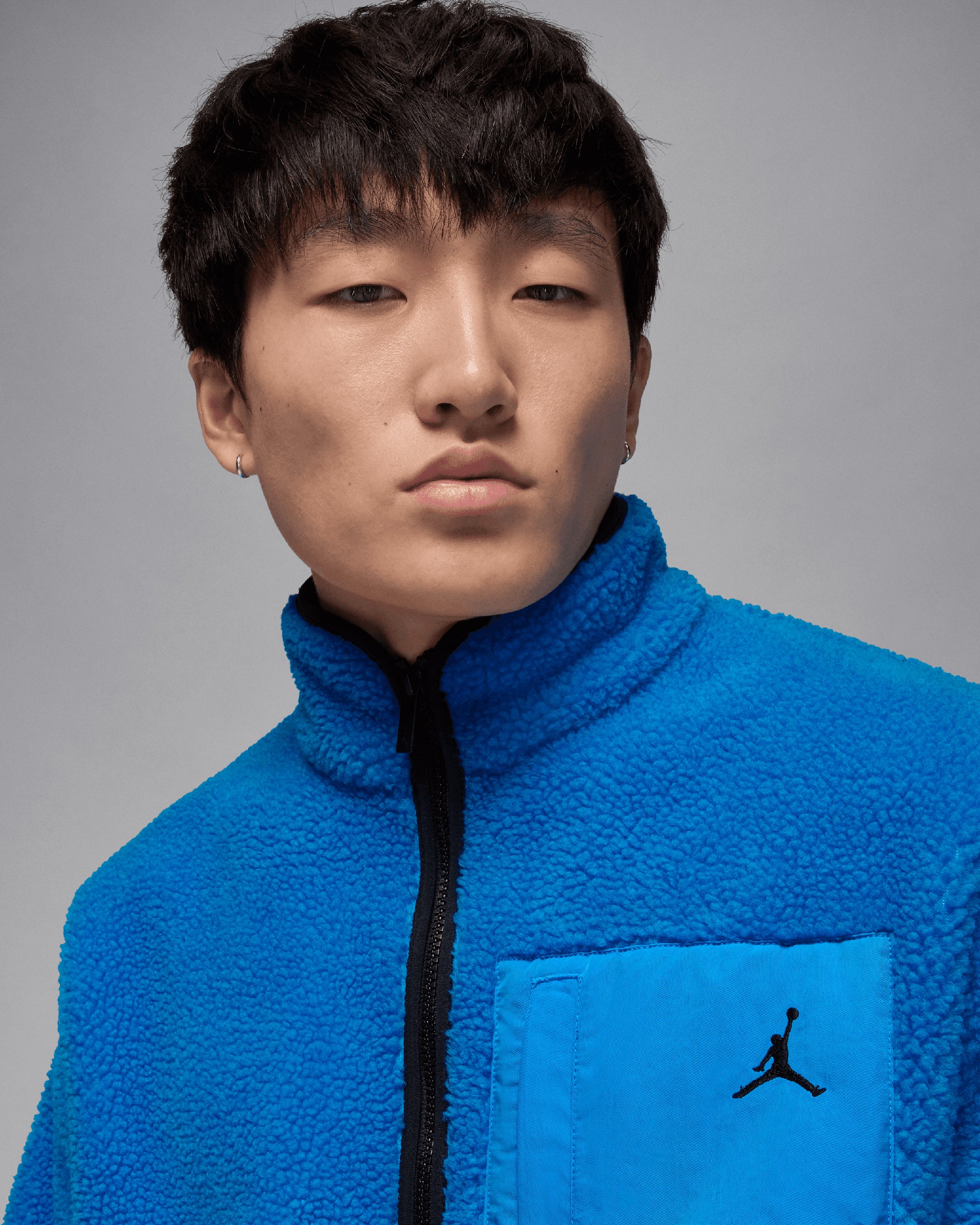 Jordan Flight Mountainside Faux Fur Relaxed Men's Fleece Jacket