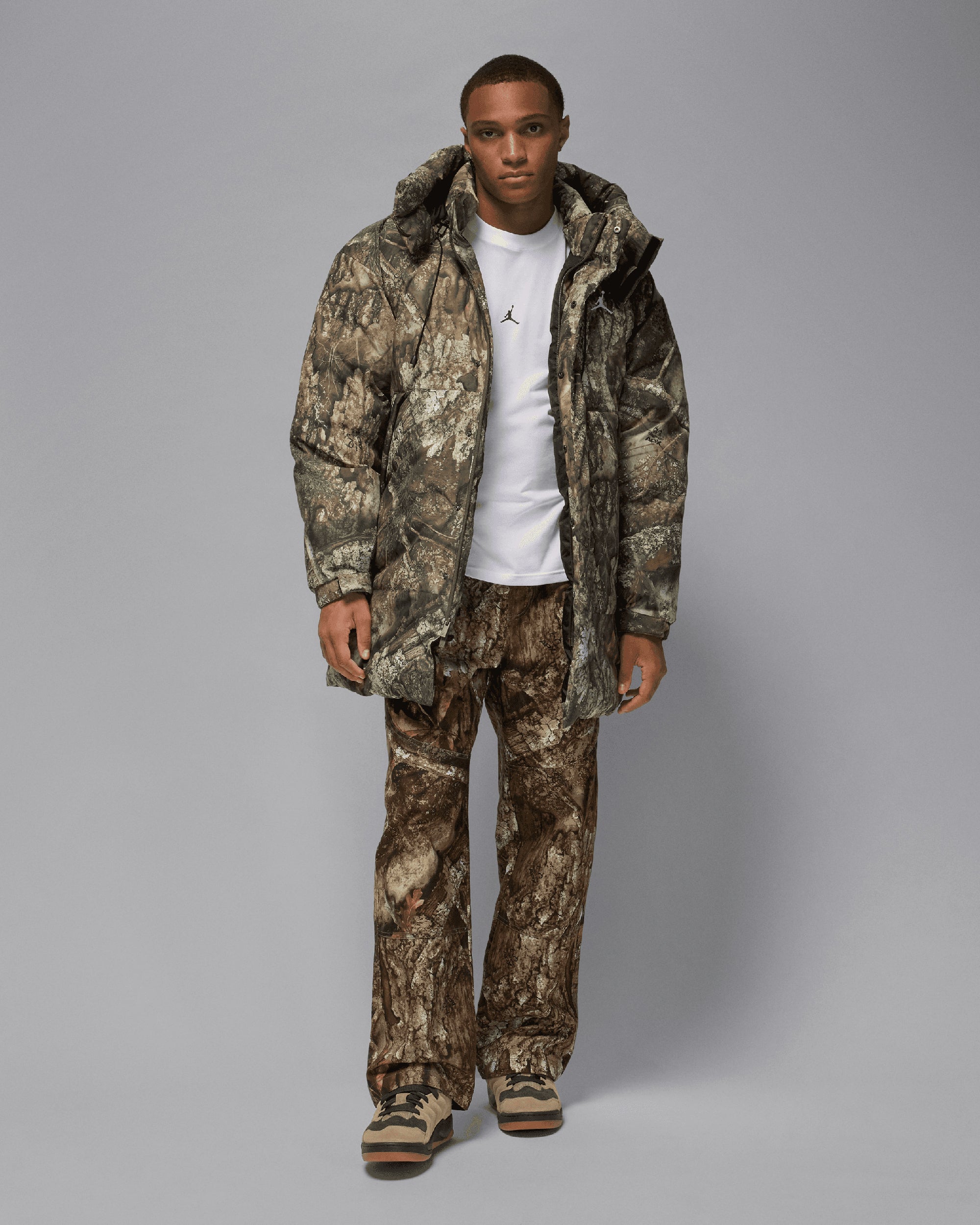 Jordan Flight Therma-FIT Camo Print Relaxed Men's Down Jacket