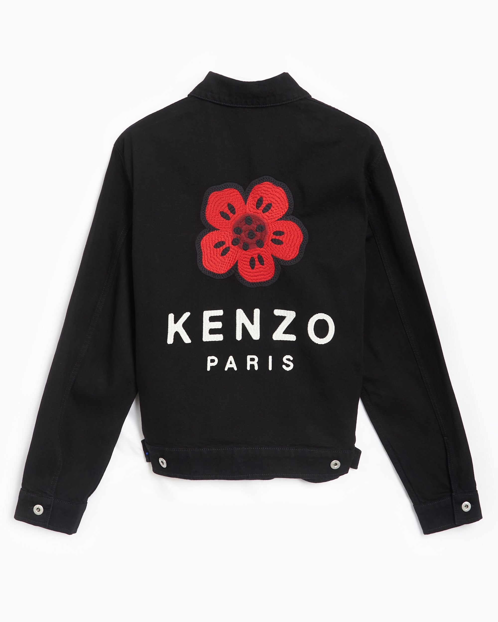 Kenzo 'Boke Flower' Men's Embroidered Trucker Jacket Men's Overshirt