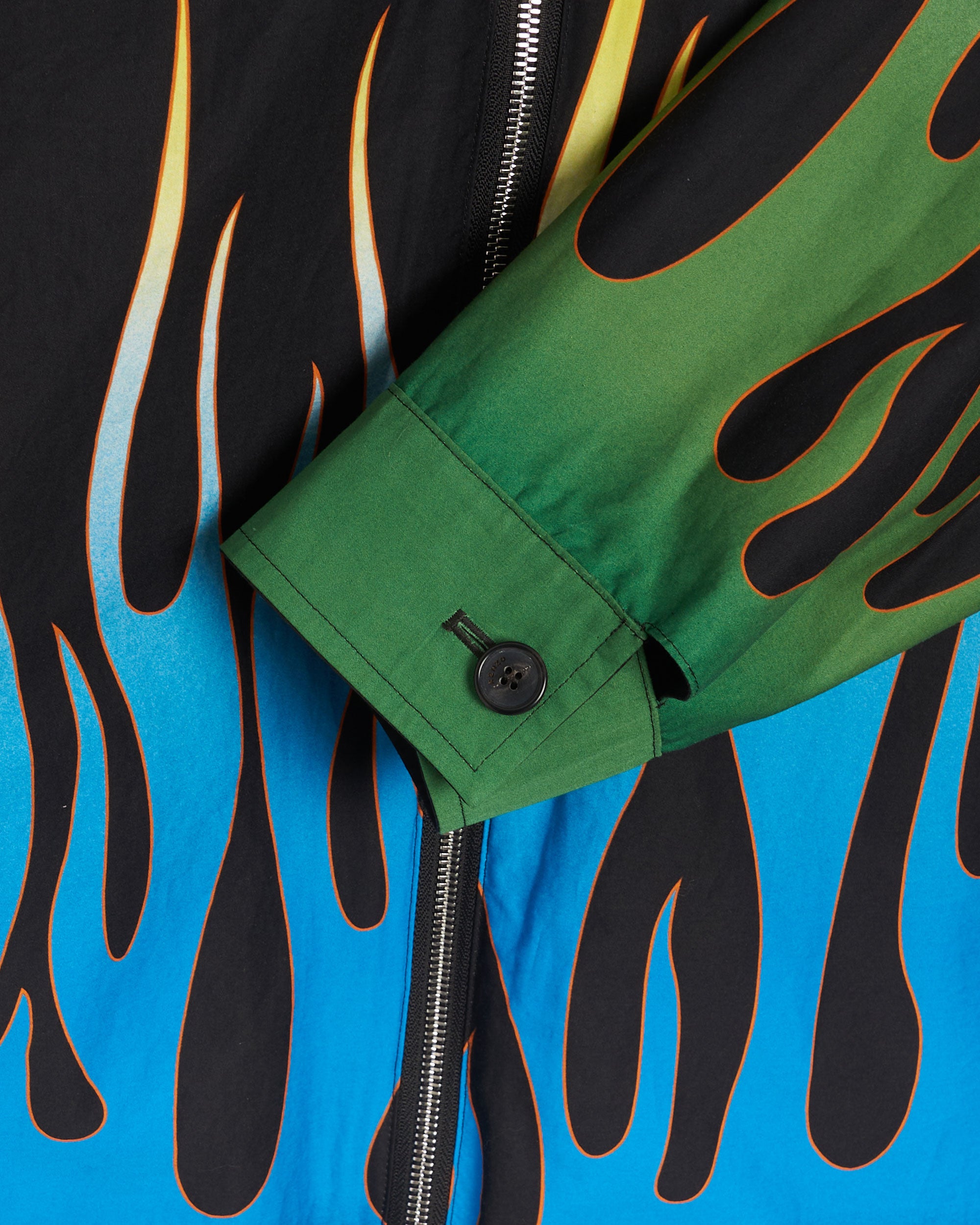 Kenzo Men's Flame Print Reversible Jacket Men's Windbreaker