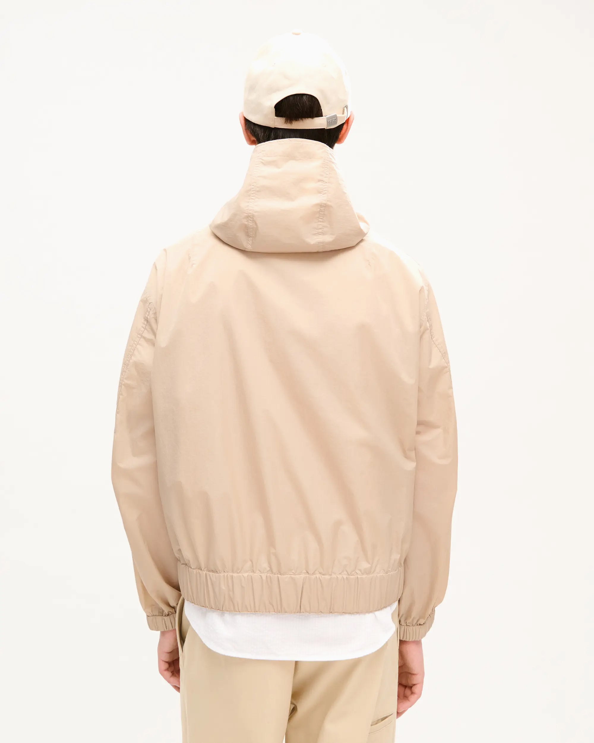 KENZO ベージュ フード付きジャケット　マウンテンパーカー Kenzo Sounds Logo Men's Windbreaker