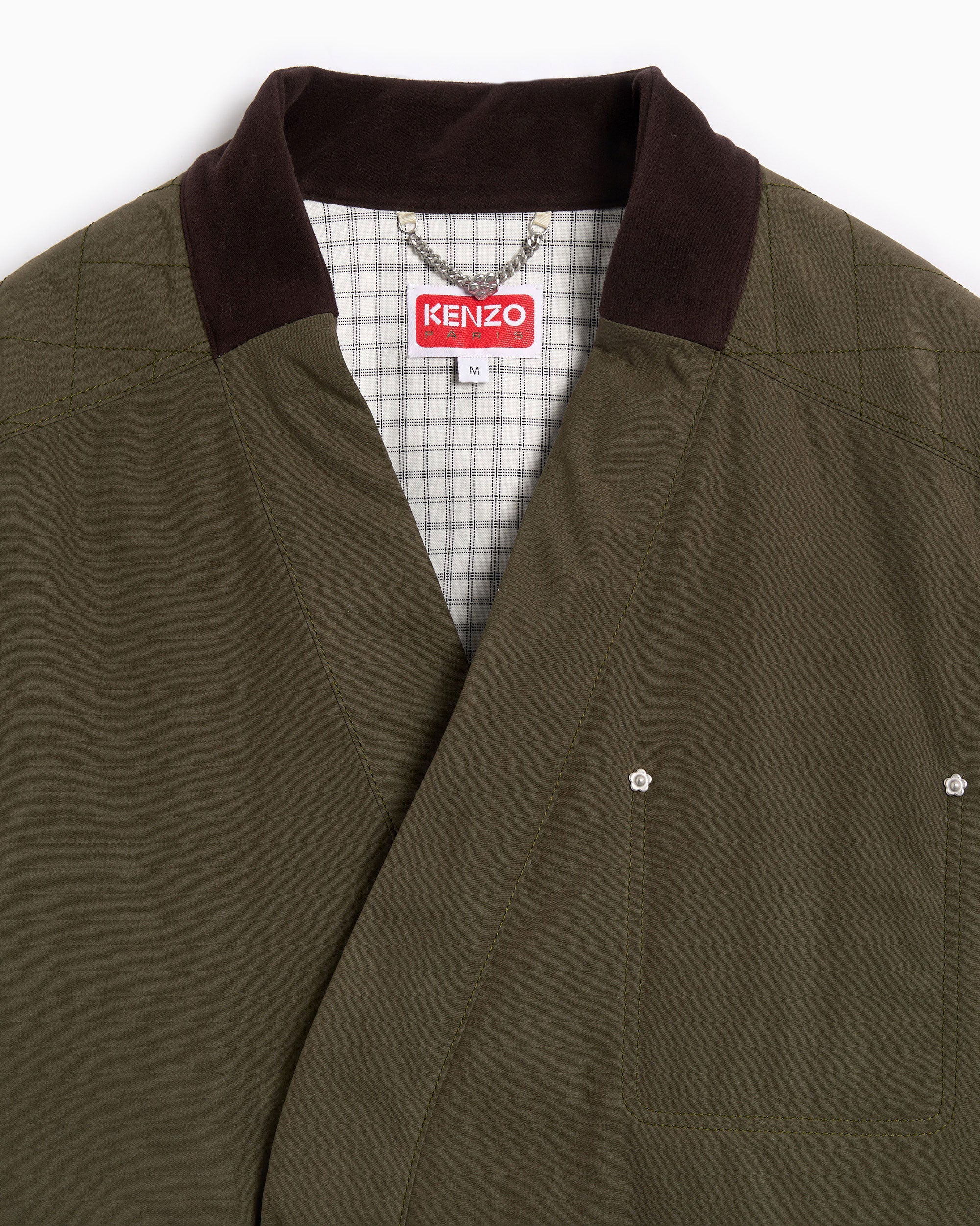 Kenzo Weave Kimono Oversize Men's Light Jacket