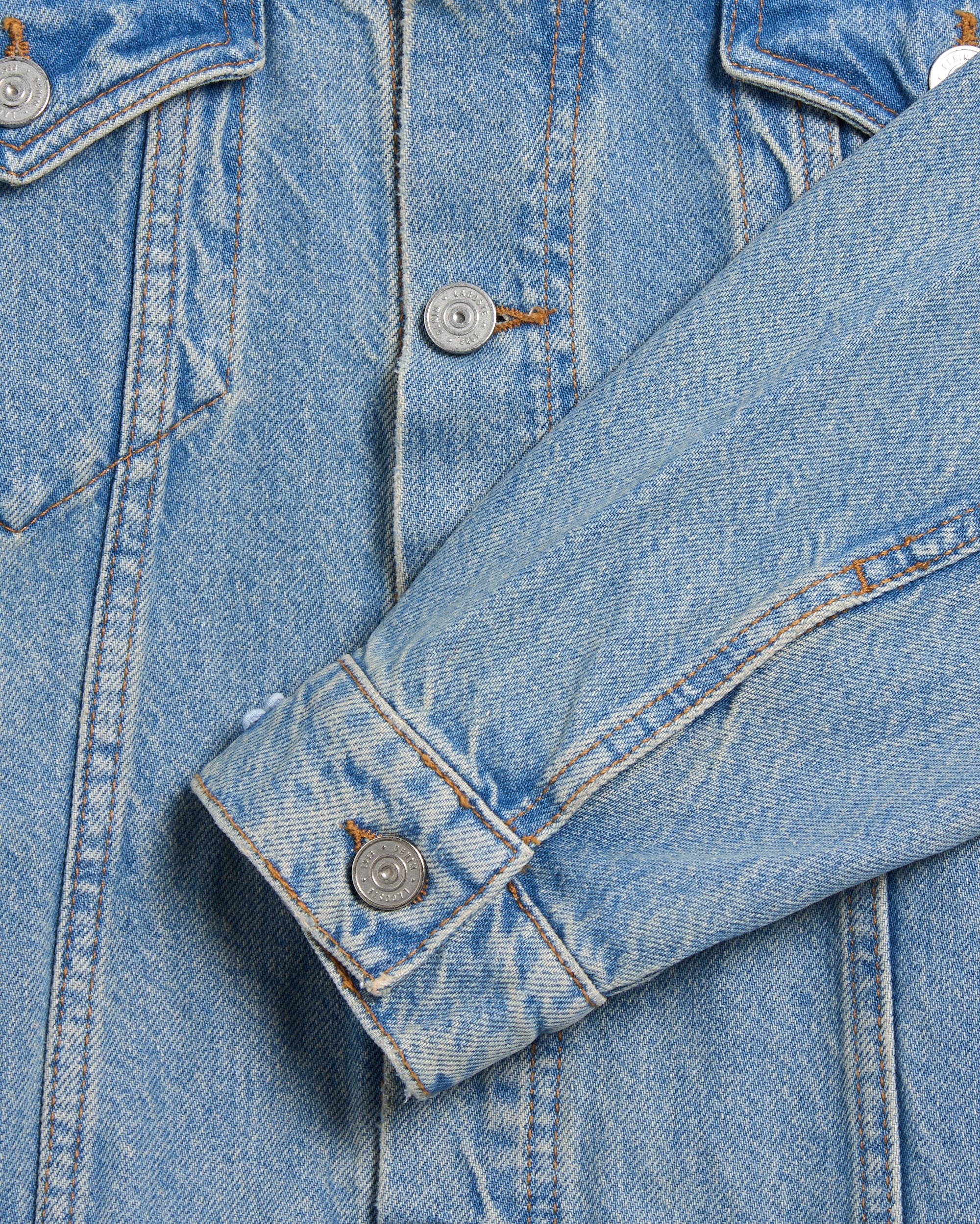 Jackets Coats Lacoste Graphic Men's Denim Jacket - BH8982-00-MKU