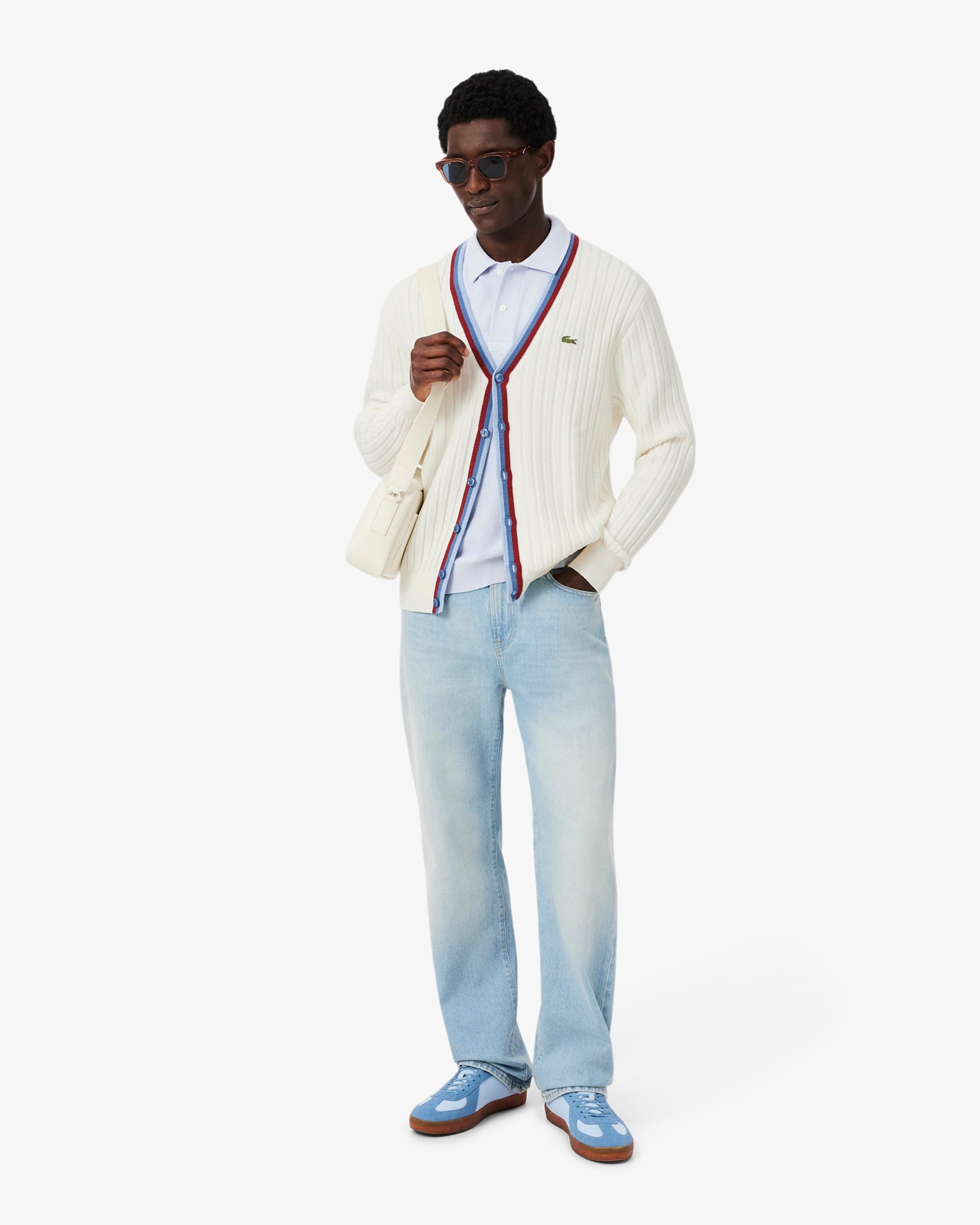 Lacoste Re-edition Logo Men's Cardigan