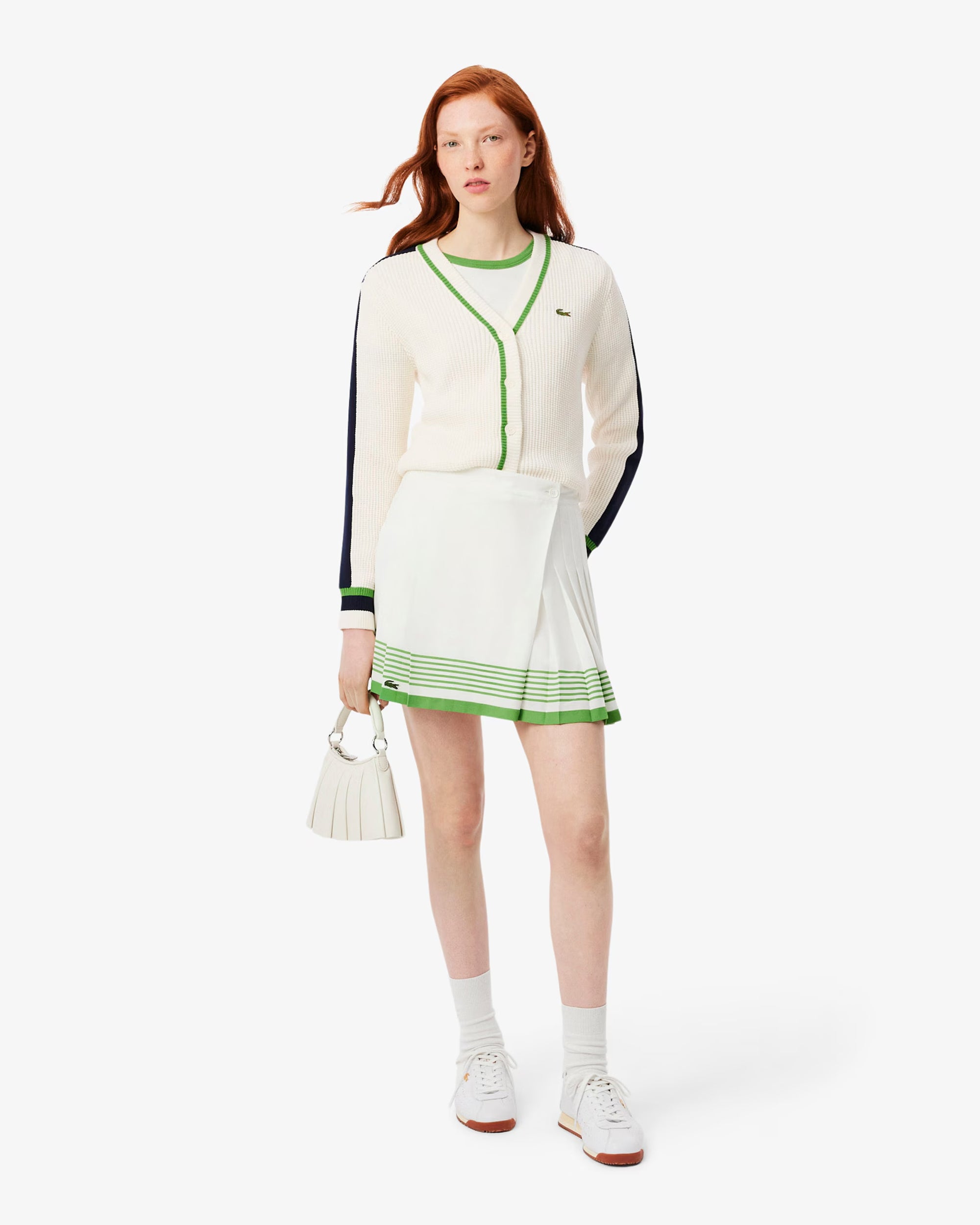 Lacoste Re-edition Logo Slim Women's Cardigan