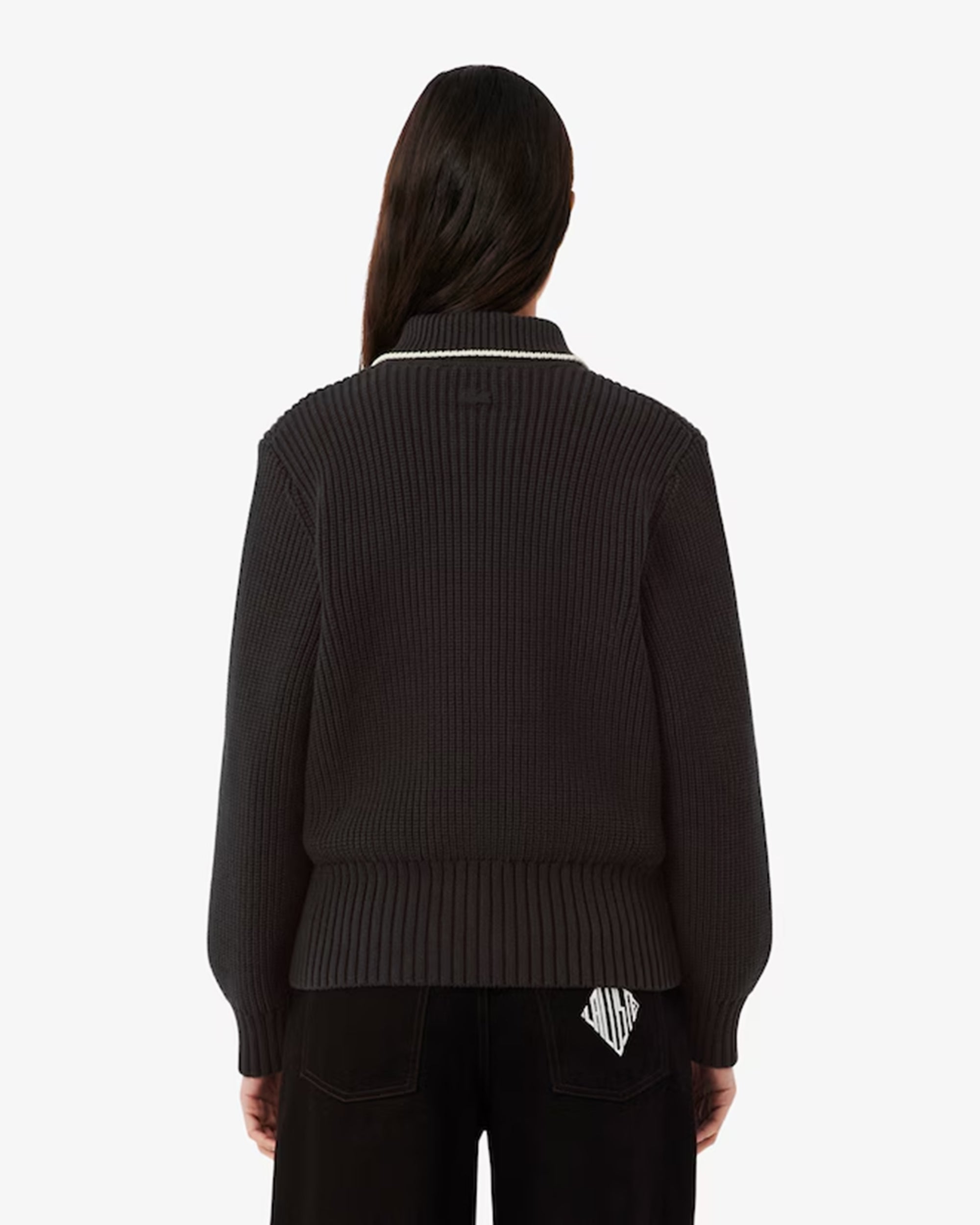 Lacoste Retro Logo Relaxed Women's Cardigan