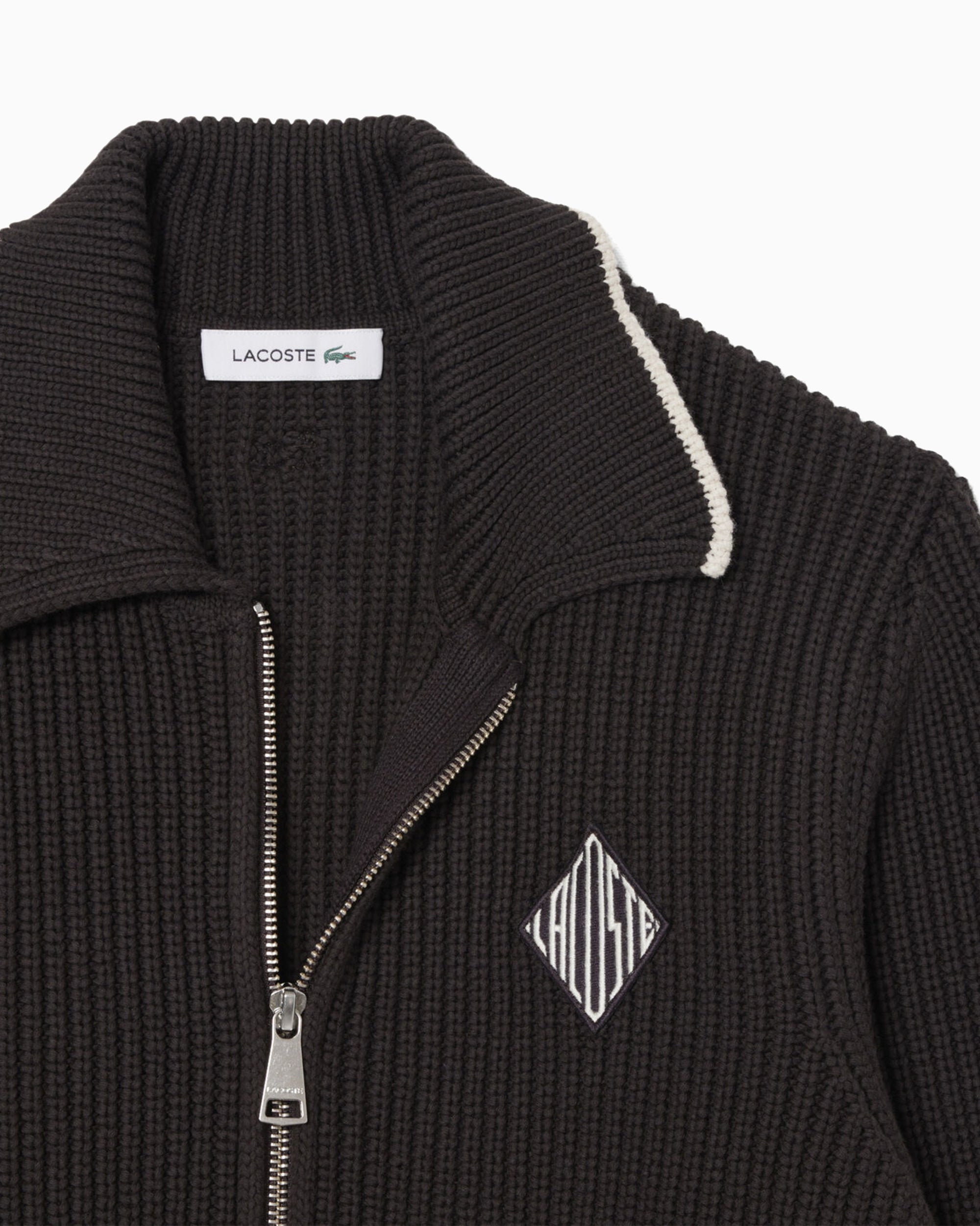 Lacoste Retro Logo Relaxed Women's Cardigan