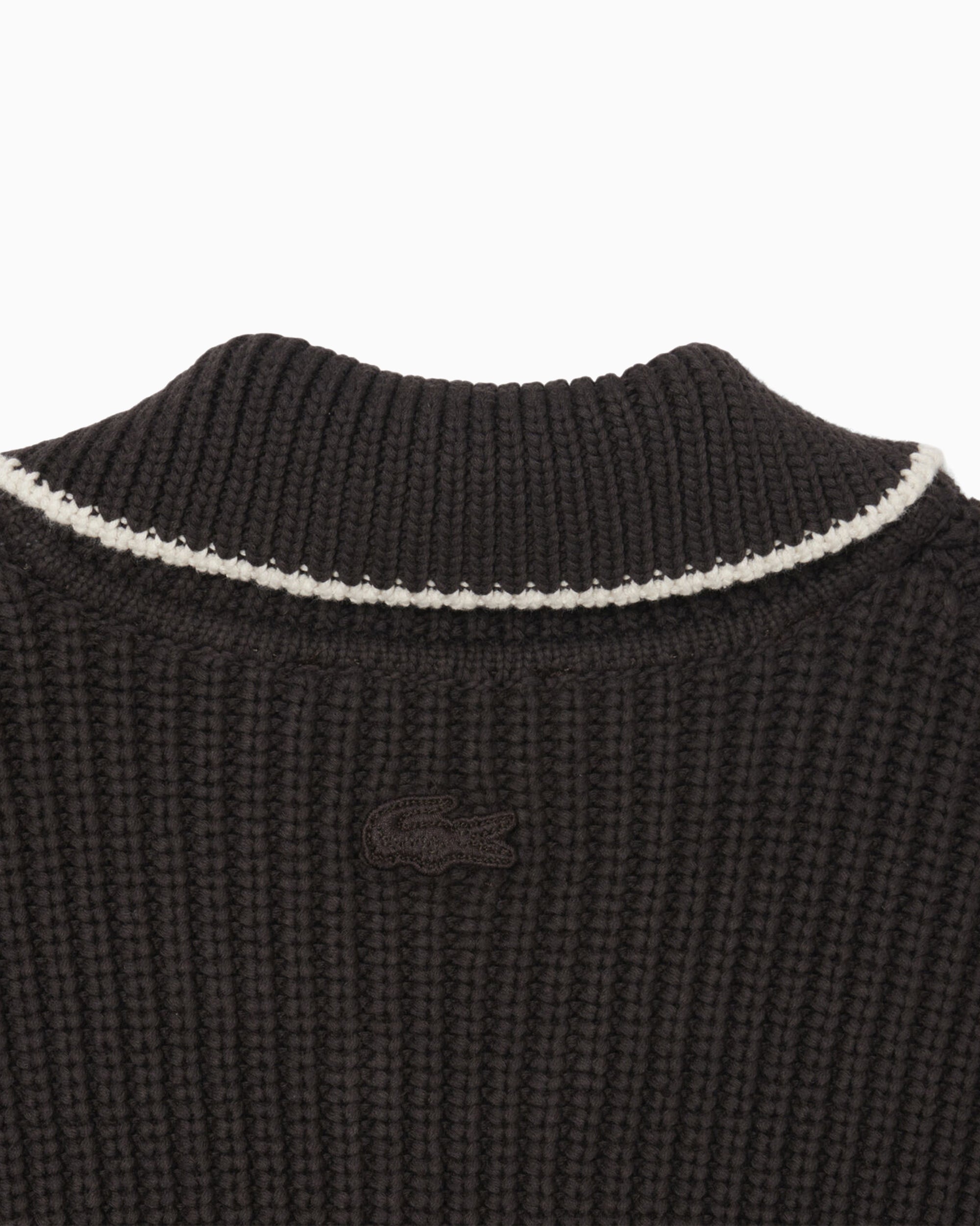 Jackets Coats Lacoste Retro Logo Relaxed Women's Cardigan - AF9858-00-3LA
