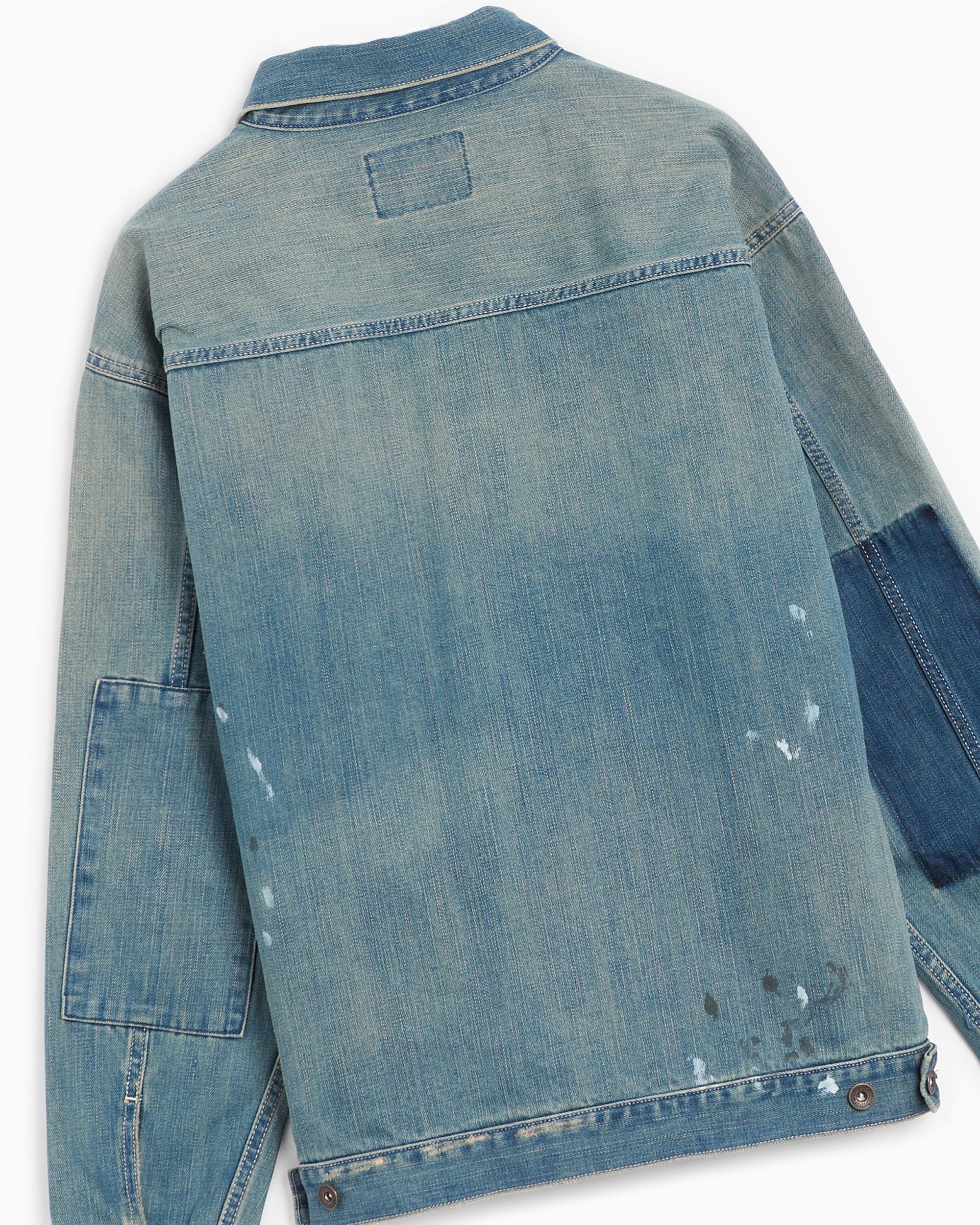 Liberaiders® Liberaiders® Bleached Men's Denim Jacket Men's Denim Jack