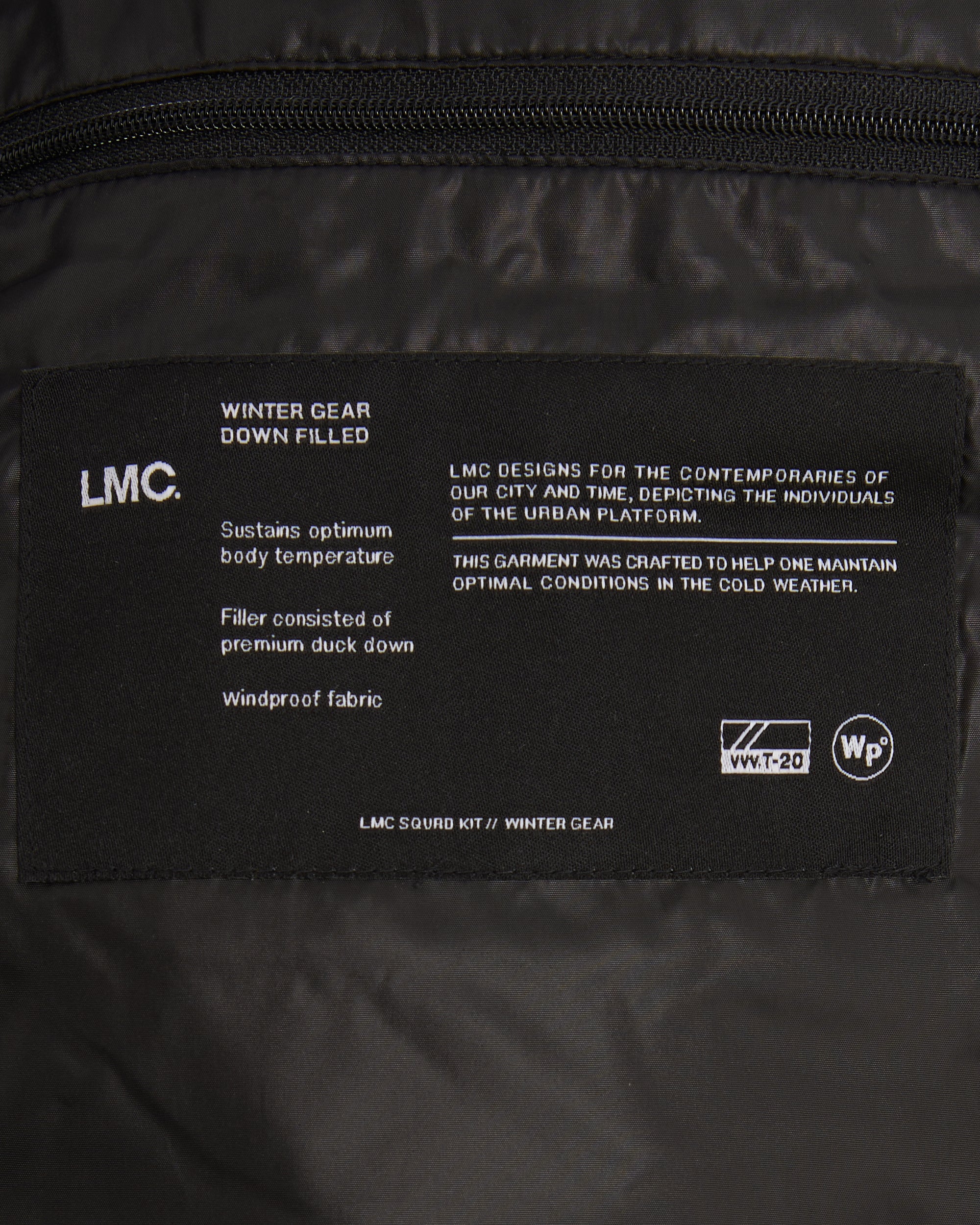 Jackets Coats LMC OG Glossy Men's Down Jacket Men's Down Jacket - LM23FJP102BLK